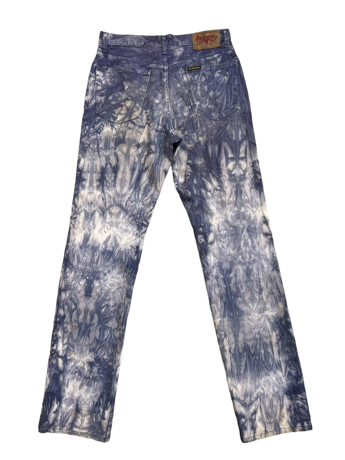 Big John Japan Brand BOBSON Made in Japan Purple Tie Dye Denim Jeans Size US 30 / EU 46 - 2 Thumbnail