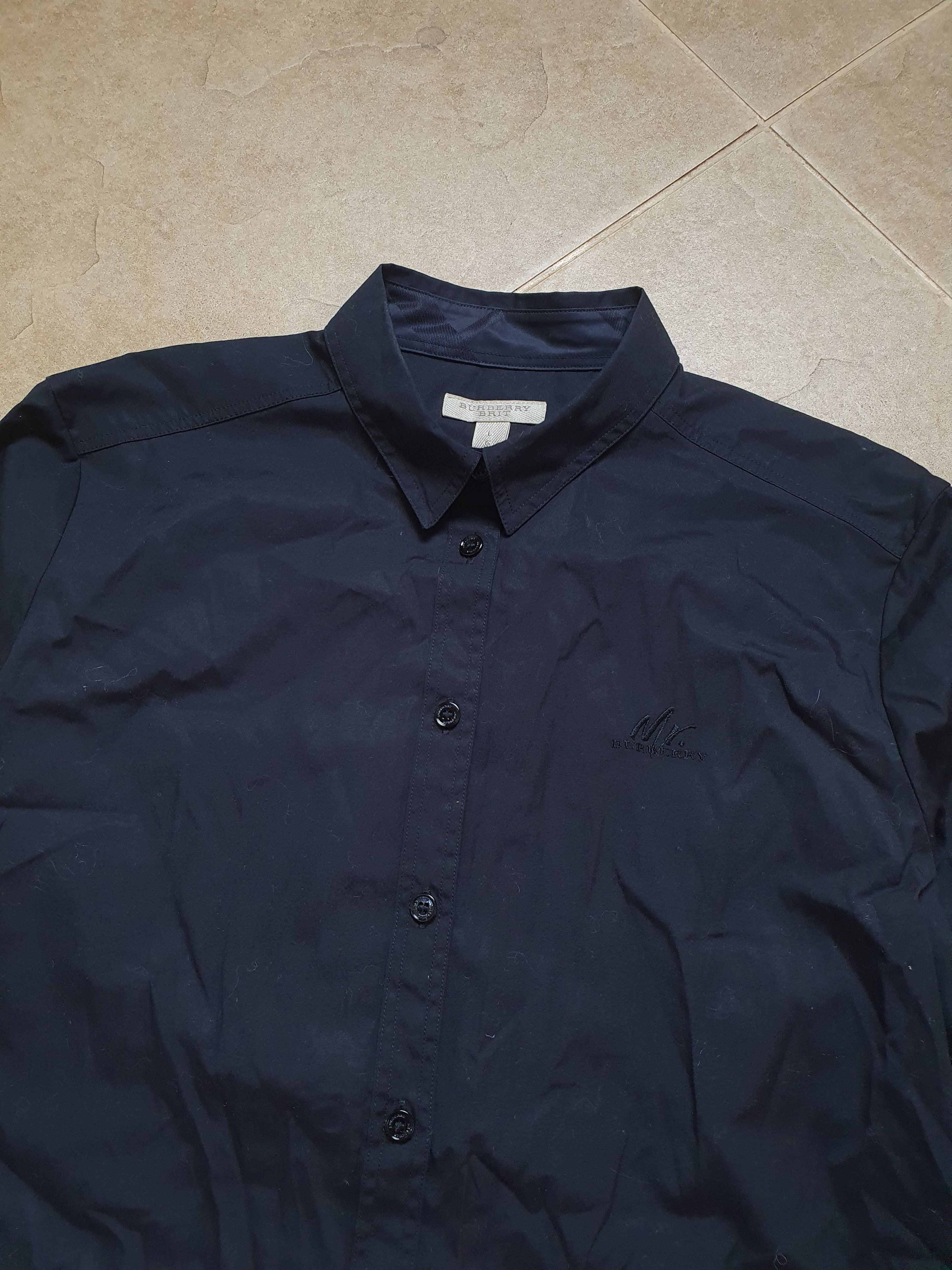 Burberry Vintage Burberry shirt women's Size L Black Luxury Size L / US 10 / IT 46 - 13 Thumbnail