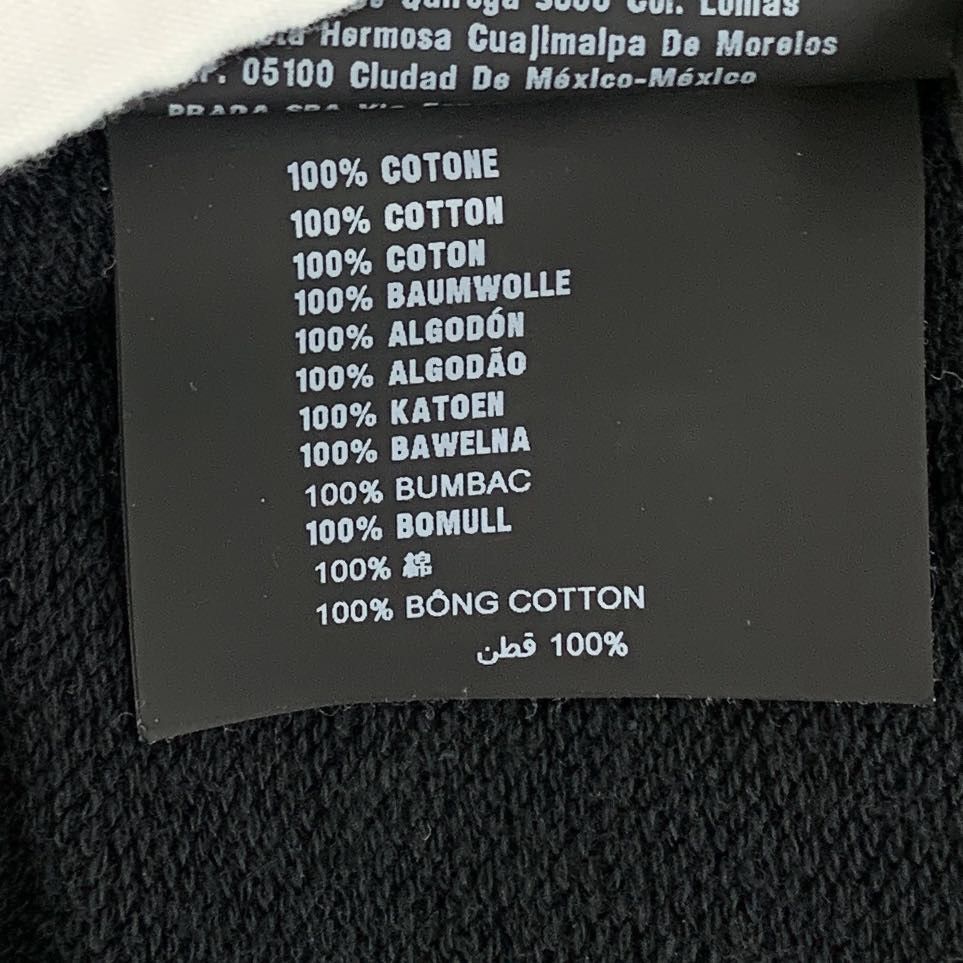 Prada Prada Triangle Logo Embossed Cotton Crew Neck T-Shirt K26WX Size US XXL / EU 58 / 5 - 9 Thumbnail
