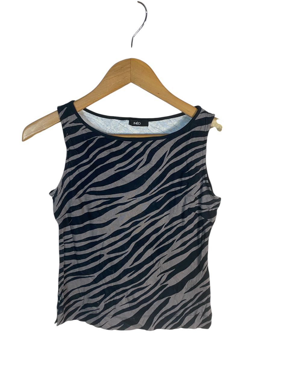 Yohji Yamamoto Ined tiger stripe tanktop shirt Size S / US 4 / IT 40 - 1 Thumbnail