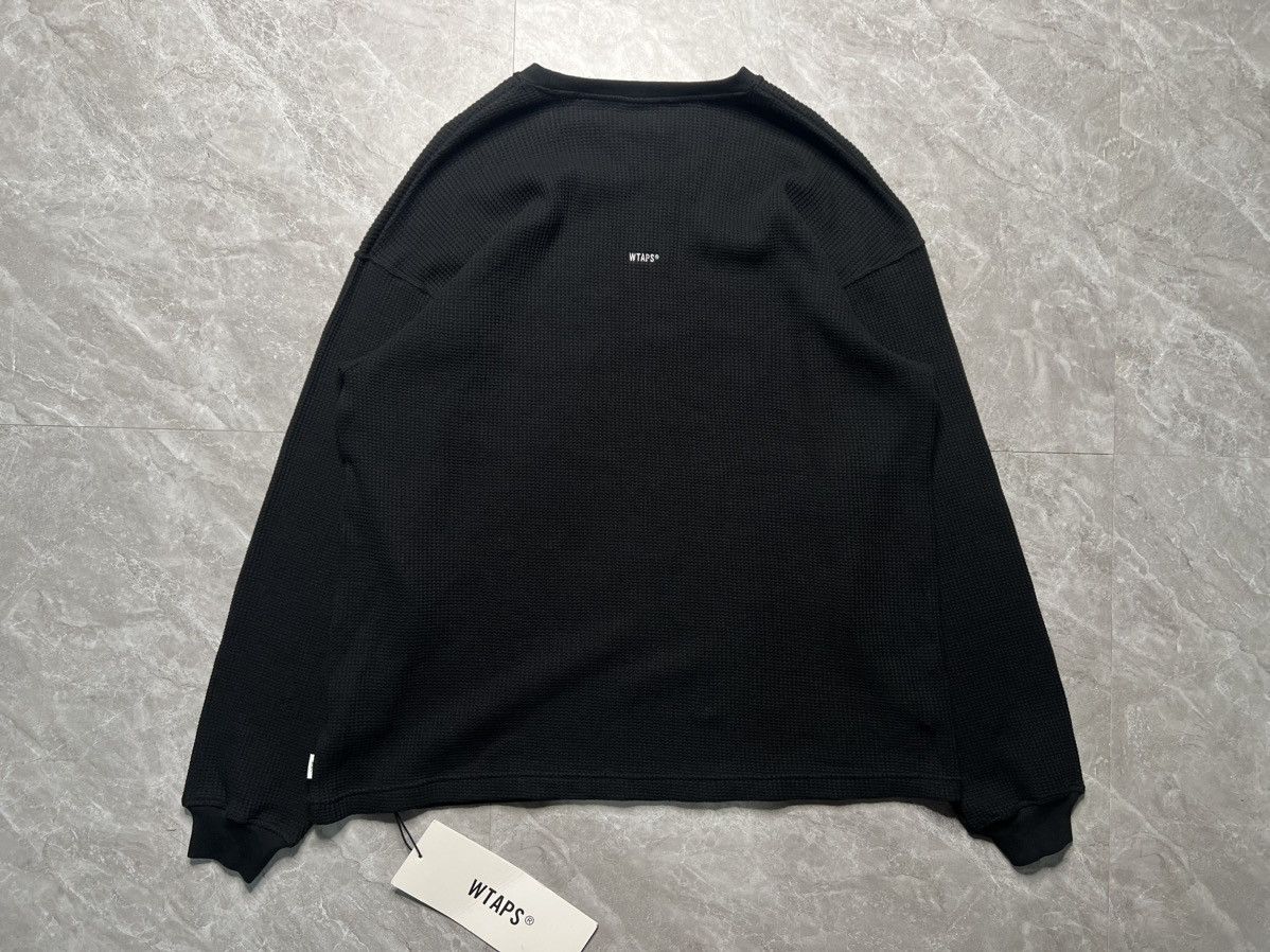 Wtaps WTAPS Cut & Sew A/W 23 Waffle embroidered Oversized Sweater Size US S / EU 44-46 / 1 - 2 Thumbnail
