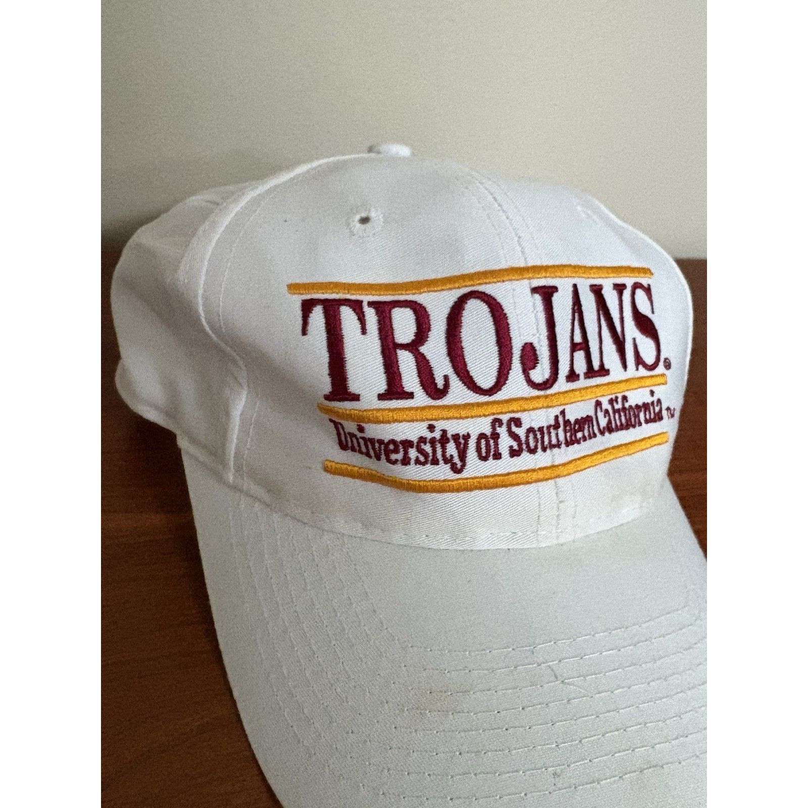 The Game 90’s The Game Split Bar USC Trojans White SnapBack Hat Size ONE SIZE - 2 Thumbnail