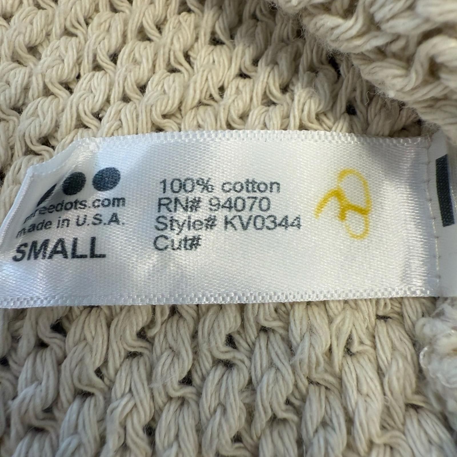 Other Three dots sleeveless beige tan knit cotton sweater SZ SM Size S / US 4 / IT 40 - 9 Thumbnail