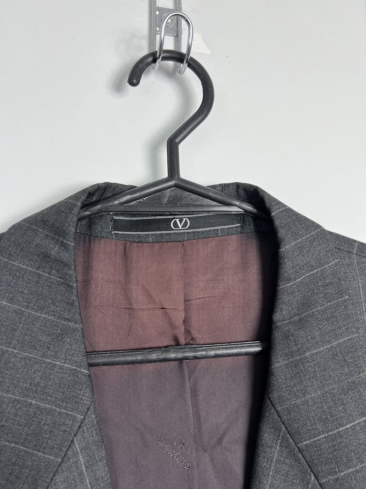 Valentino Dwurzędowa Marynarka Valentino Uomo Pure New Wool Vintage Size L / US 10 / IT 46 - 6 Thumbnail