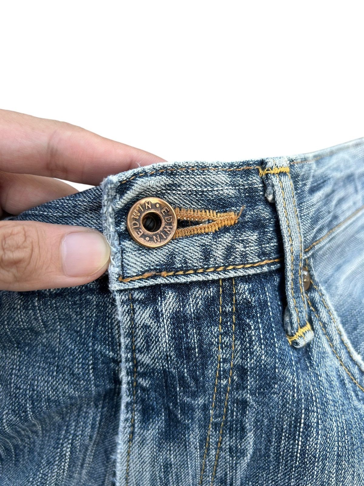 Kapital Vintage Edwin 505zx Selvedge Distressed Denim jeans Size US 29 - 4 Thumbnail