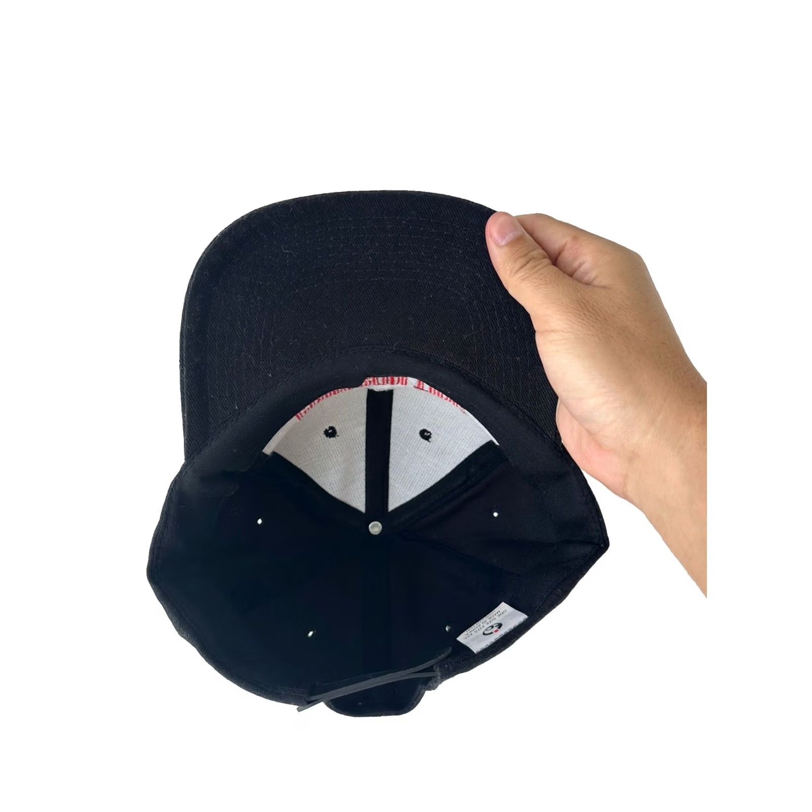 J Brand Vintage Crimson Tide 90s Snapback Hat Unisex Adult Black Baseball Cap Adjustable Size ONE SIZE - 4 Thumbnail