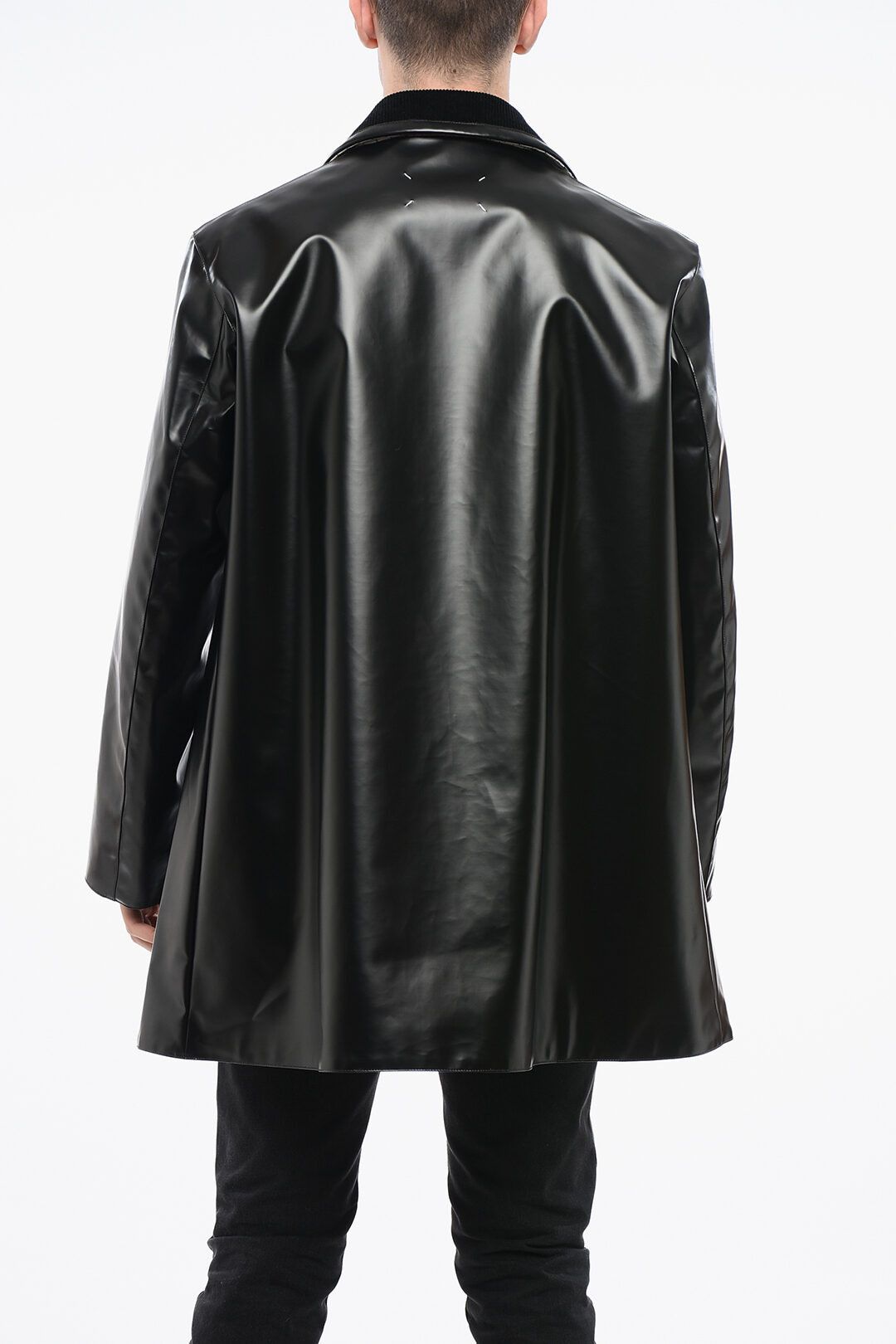 Maison Margiela og1mm0825 Waterproof Trench Coat in Black Size US M / EU 48-50 / 2 - 2 Thumbnail