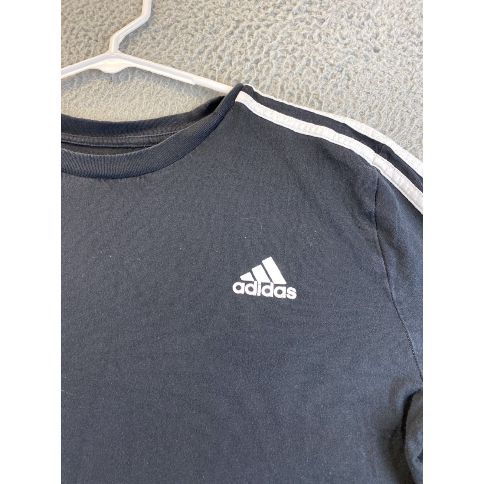 Adidas Adidas Climalite Long Sleeve Shirt Black Size L (14-16) Teen Sports T-Shirt Size US L / EU 52-54 / 3 - 2 Thumbnail
