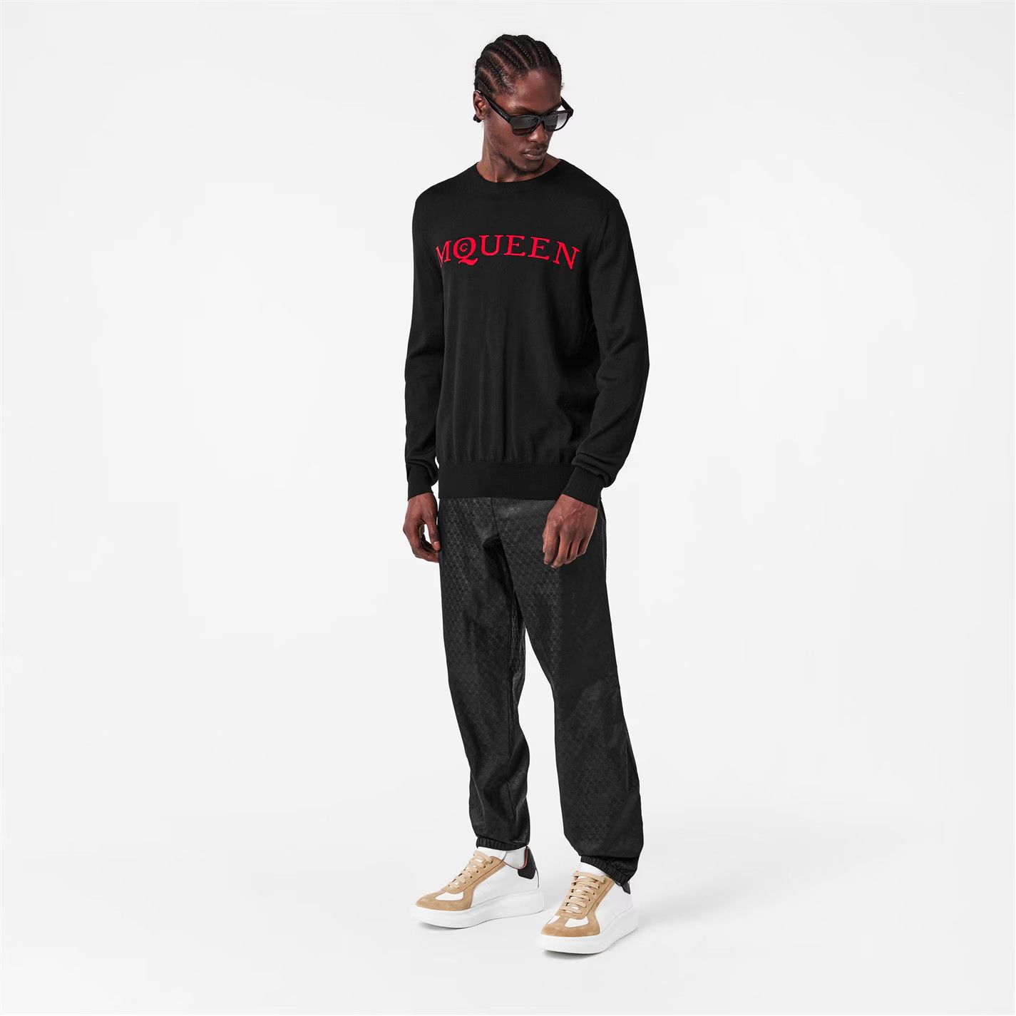 Alexander McQueen o1g2r1mq0326 Alex Closed Hem Fleece Sweatpants & Joggers Size US 34 / EU 50 - 5 Thumbnail