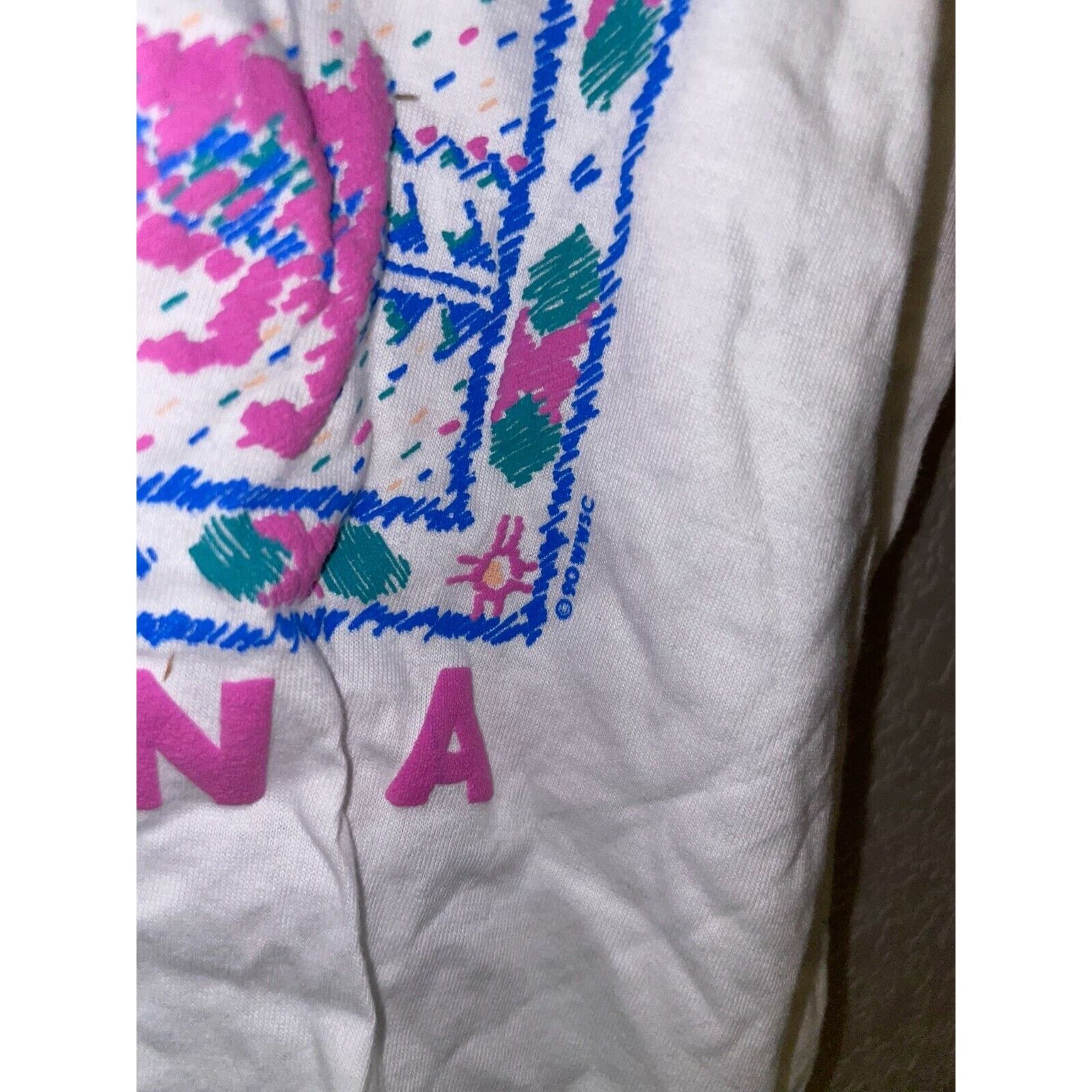 Jerzees Vintage Arizona Shirt Native American Western White M Tee Size US M / EU 48-50 / 2 - 6 Thumbnail