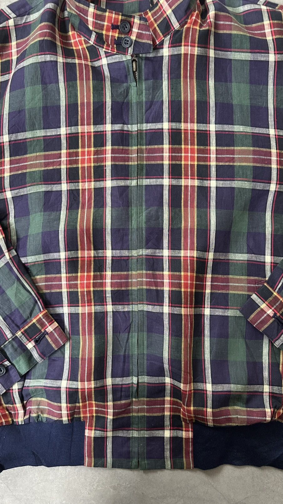 DAKS VINTAGE DAKS ENGLAND CHECKERED BOMBER JACKET Size US M / EU 48-50 / 2 - 2 Thumbnail