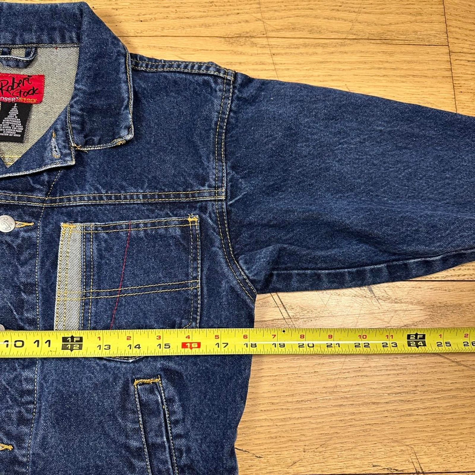 Vintage Vintage womens cropped denim jacket Size S / US 4 / IT 40 - 4 Thumbnail