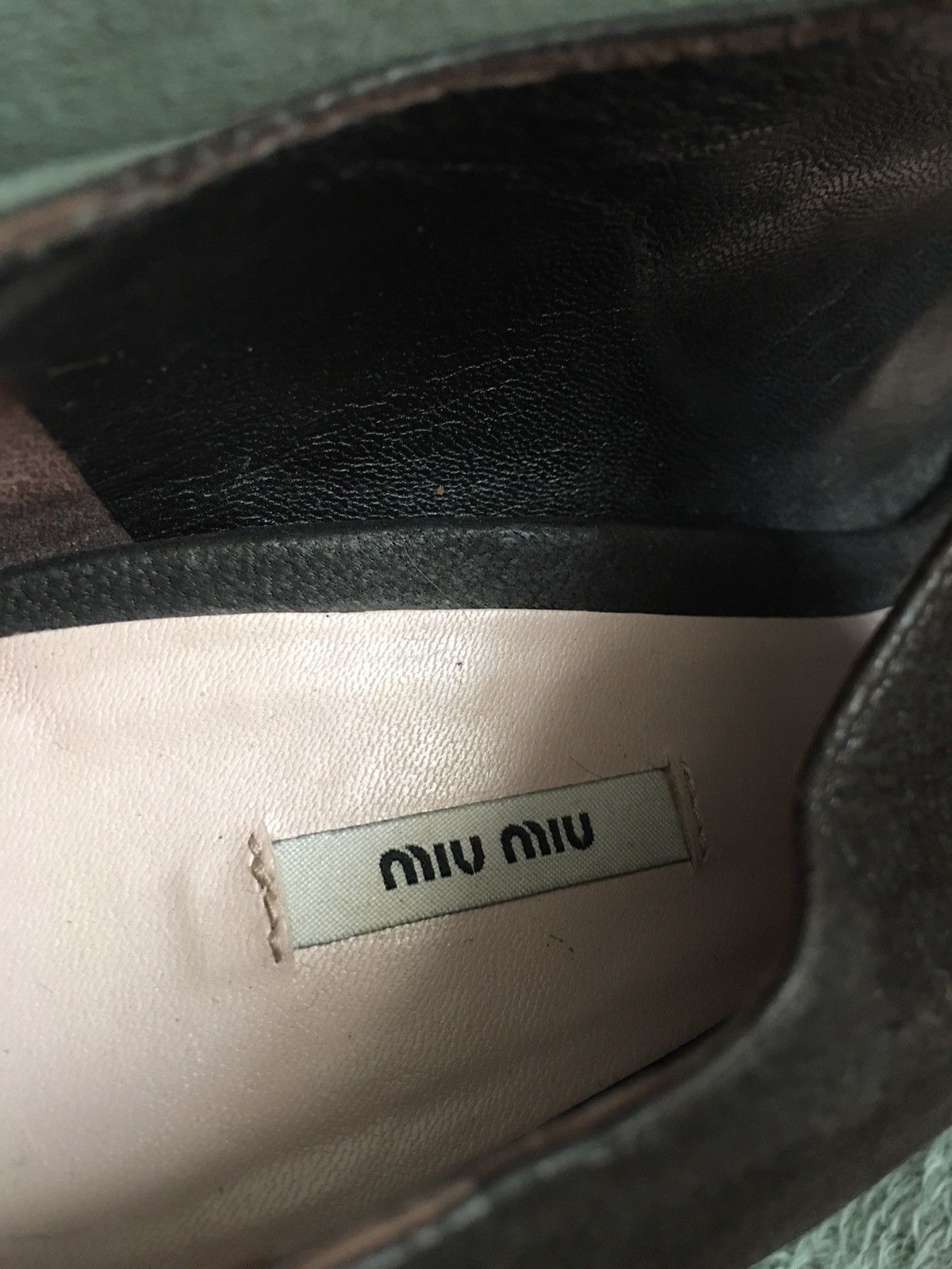 Miu Miu MIU MIU Suede Brown Leather Heels Sandals EU 39 Size US 9 / IT 39 - 8 Thumbnail