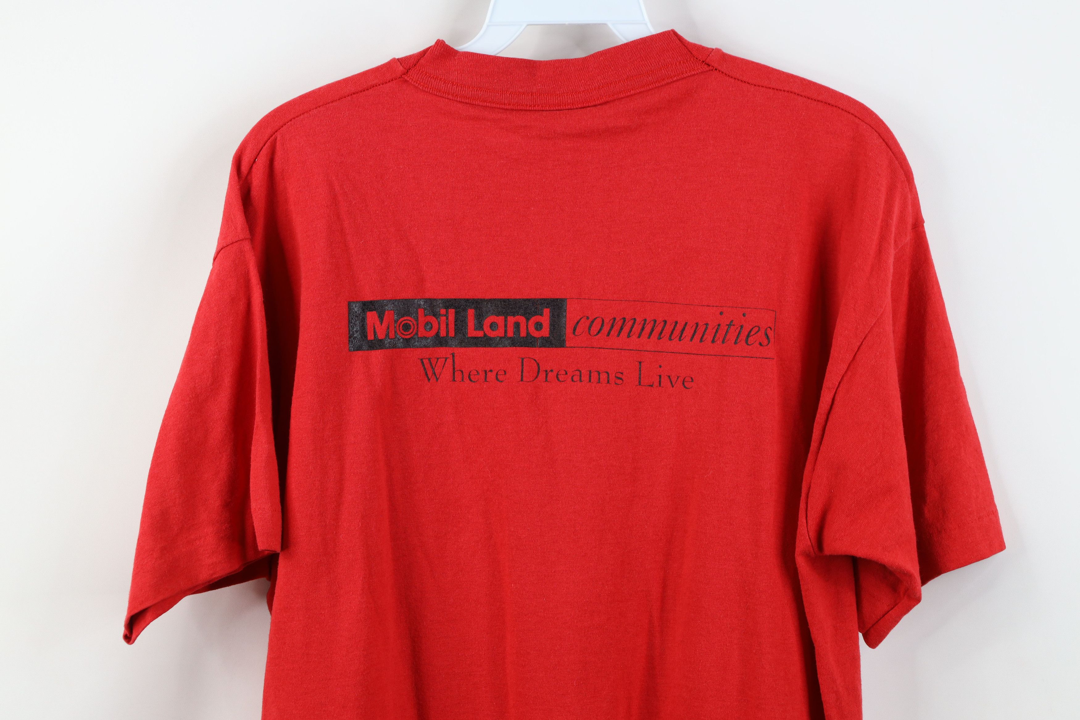 Vintage Vintage 80s 90s Stonebridge Ranch Texas Mobil Gas T-Shirt Size US L / EU 52-54 / 3 - 12 Thumbnail