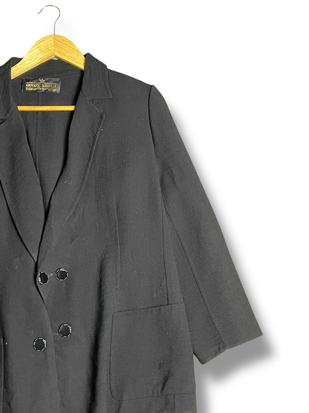 Vintage Giovanni Men’s Formal Lapel Neck Solid Blazer (28) Size US M / EU 48-50 / 2 - 4 Thumbnail