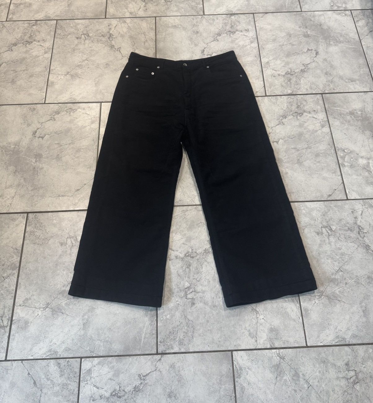 Rick Owens Rick owens Black Porterville Geth jeans | Grailed