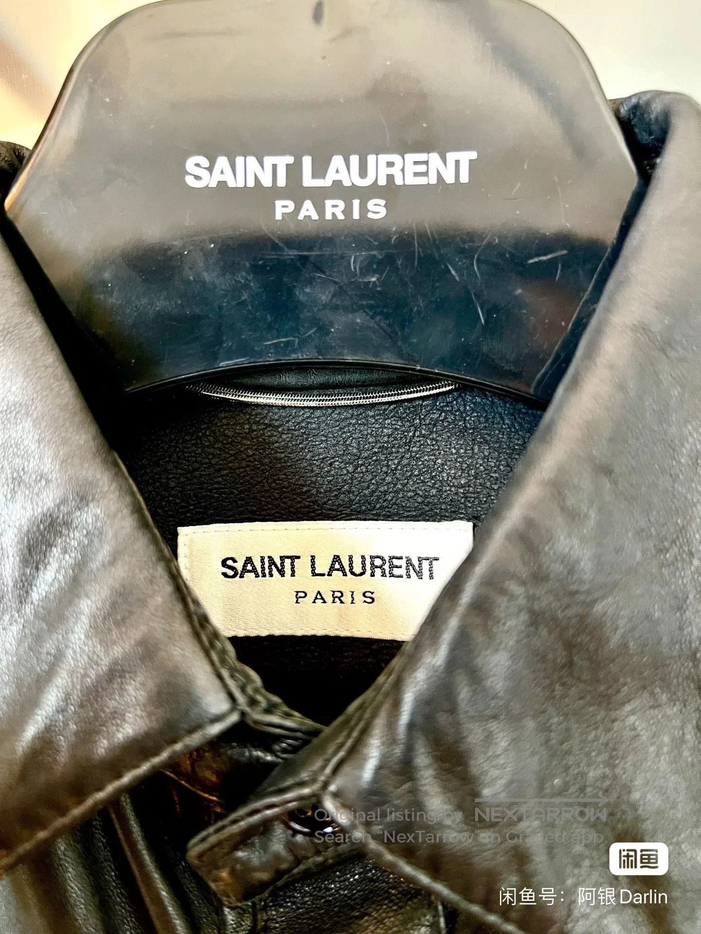 Saint Laurent Paris saint laurent lambskin leather shirt jacket. Size US M / EU 48-50 / 2 - 2 Thumbnail