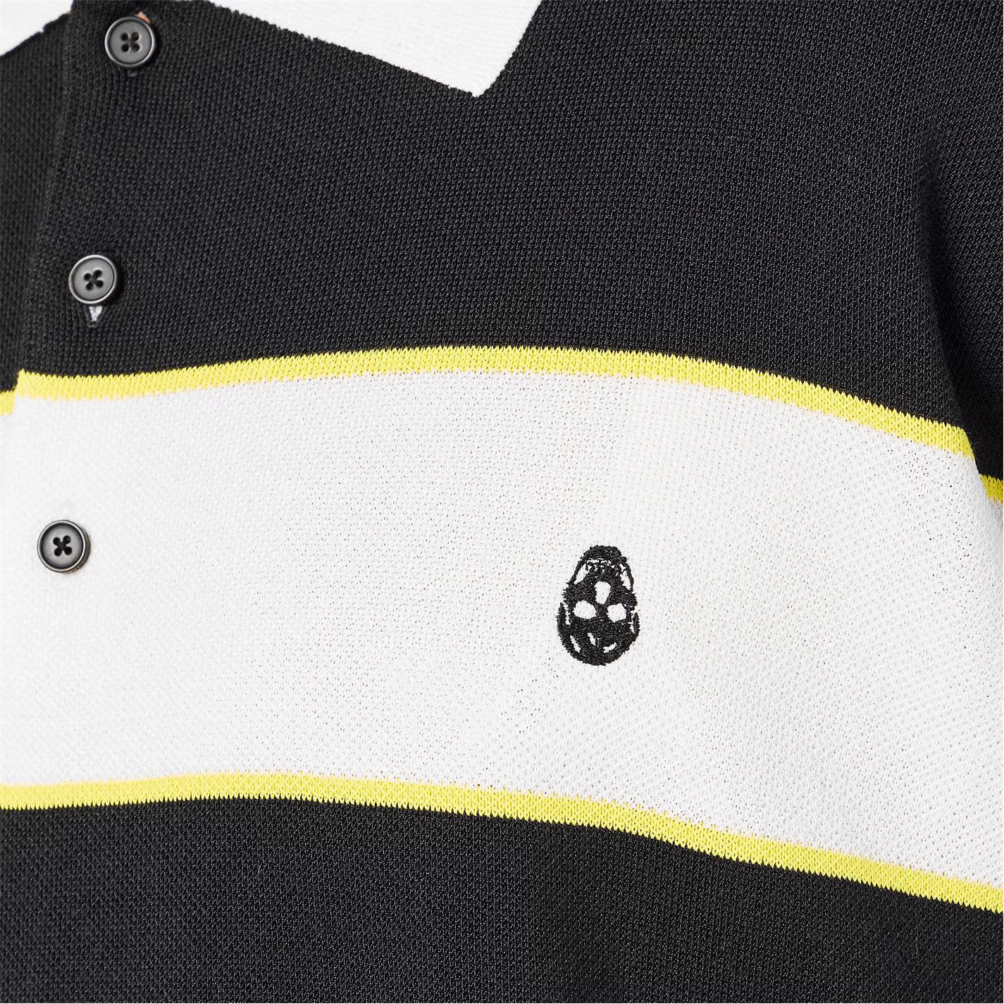 Alexander McQueen o1g2r1mq0326 Rugby Contrasting Collar Polo Shirt Multicolor Size US L / EU 52-54 / 3 - 6 Thumbnail