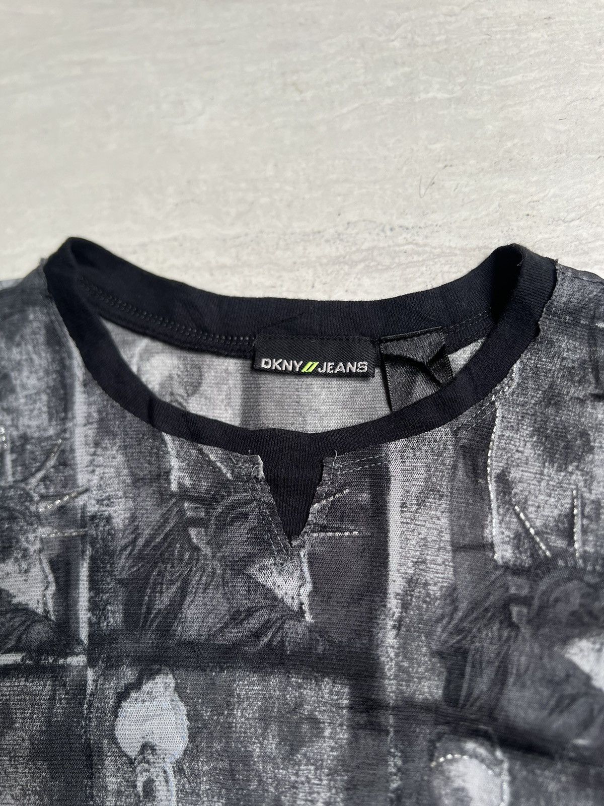 DKNY DKNY Jeans Mesh T-shirt Size US XS / EU 42 / 0 - 5 Thumbnail