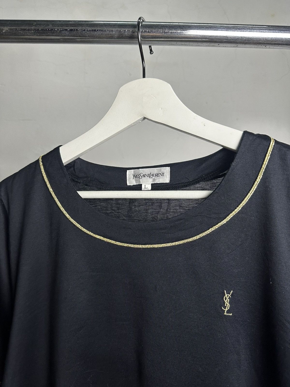 Yves Saint Laurent Yves Saint Lauren Golden Stitch tshirt Size US M / EU 48-50 / 2 - 3 Thumbnail