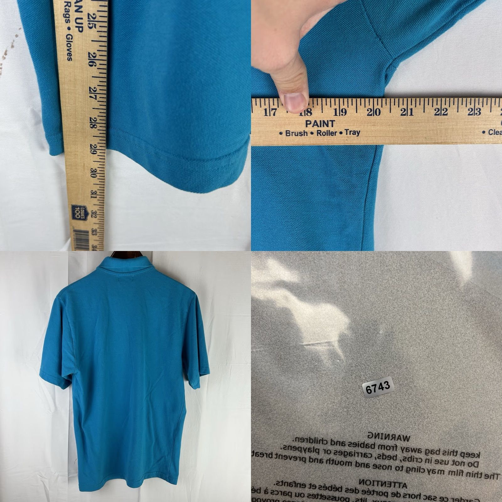 Lacoste VINTAGE Lacoste Polo Shirt Mens M Blue Preppy Golf Tennis Croc Logo 80s Mens Regular Short Sleeve Button Collared Knit Cotton Logo 80s Size US M / EU 48-50 / 2 - 8 Thumbnail