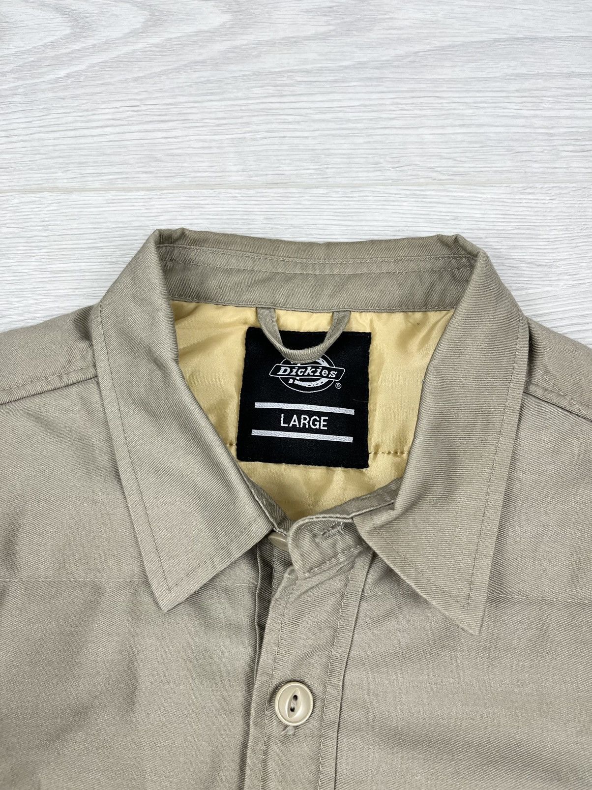 Dickies Dickies Beige Quilted Jacket Size US L / EU 52-54 / 3 - 5 Thumbnail