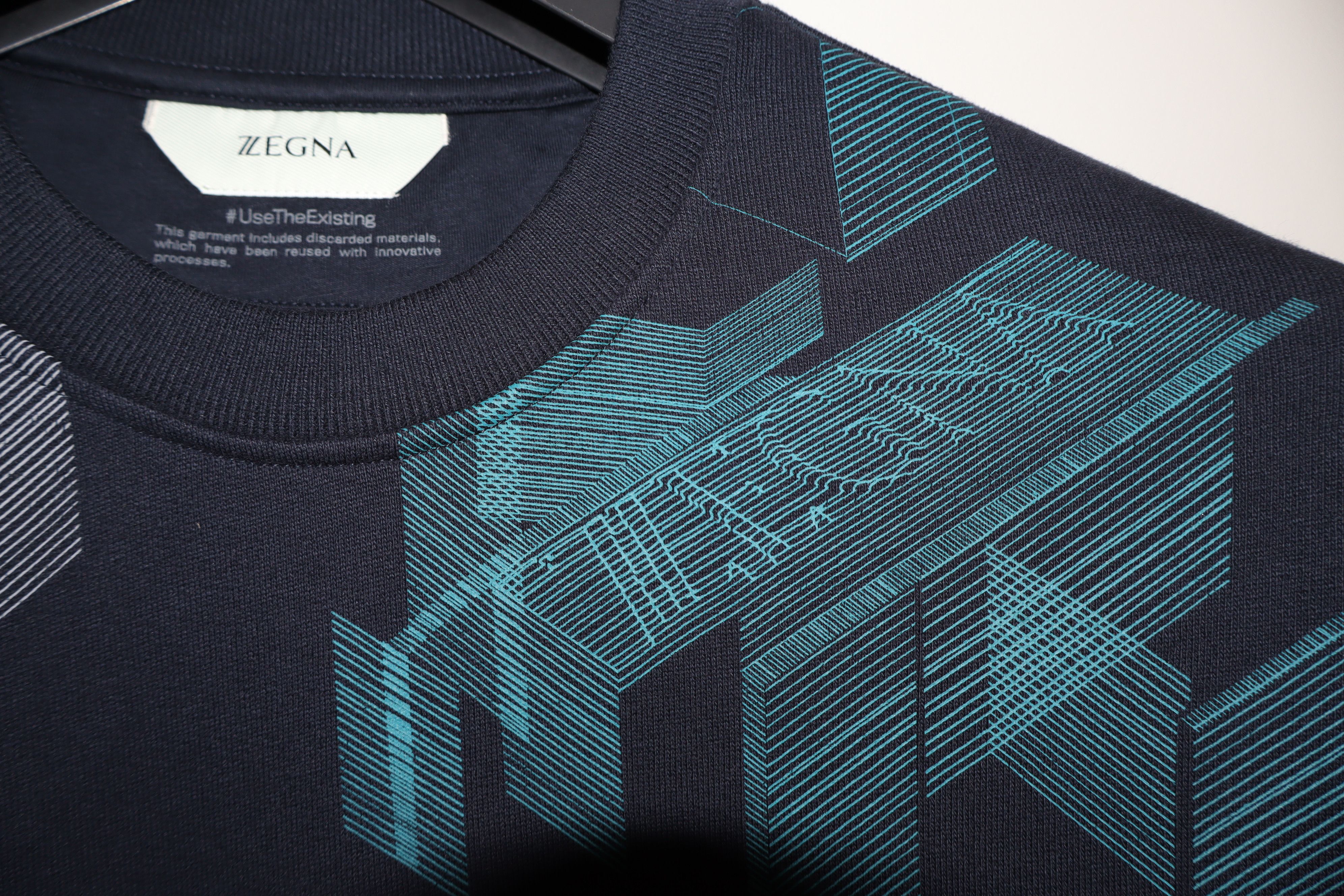 Z Zegna Logo print sweatshirt Size US XL / EU 56 / 4 - 5 Thumbnail