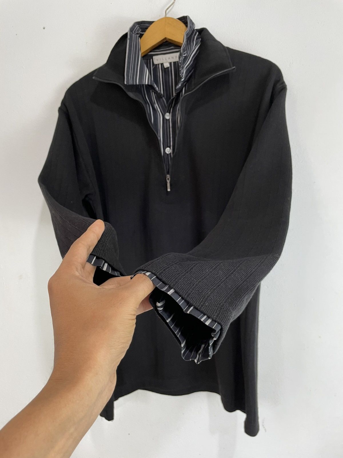 If Six Was Nine × Japanese Brand × Le Grande Bleu (L.G.B.) Villand Japan Gothic Western Double layer longsleeve Size US L / EU 52-54 / 3 - 2 Thumbnail