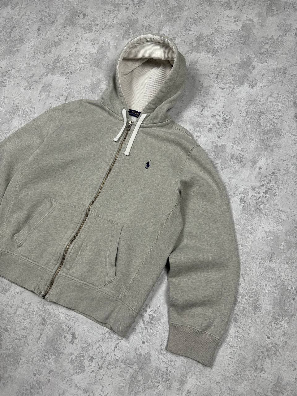 Polo Ralph Lauren Polo Ralph Lauren Y2K Gray Zip Hoodie Size L Size US L / EU 52-54 / 3 - 3 Thumbnail