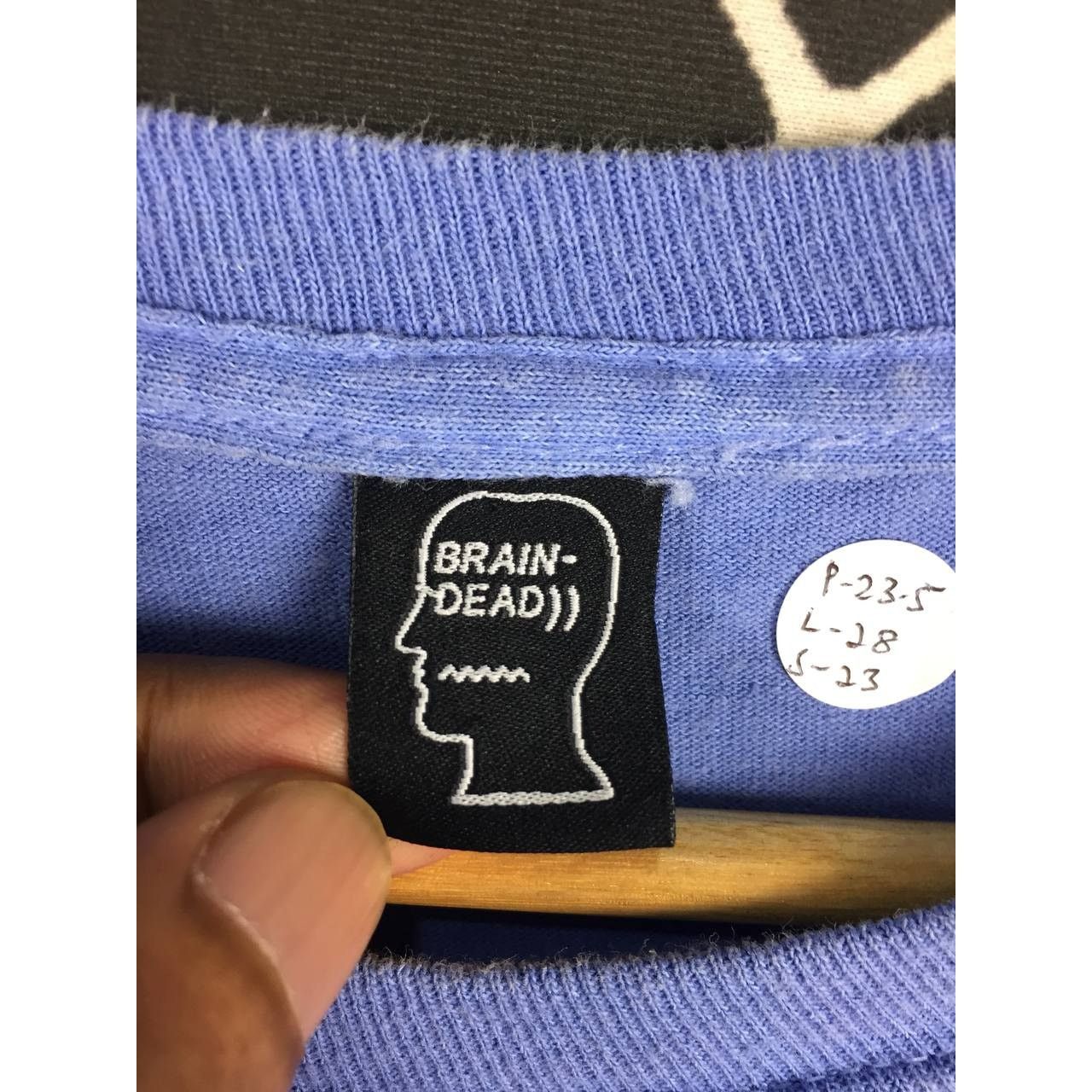 Brain Dead Wet Works Graphic Longsleeve Tee Size L