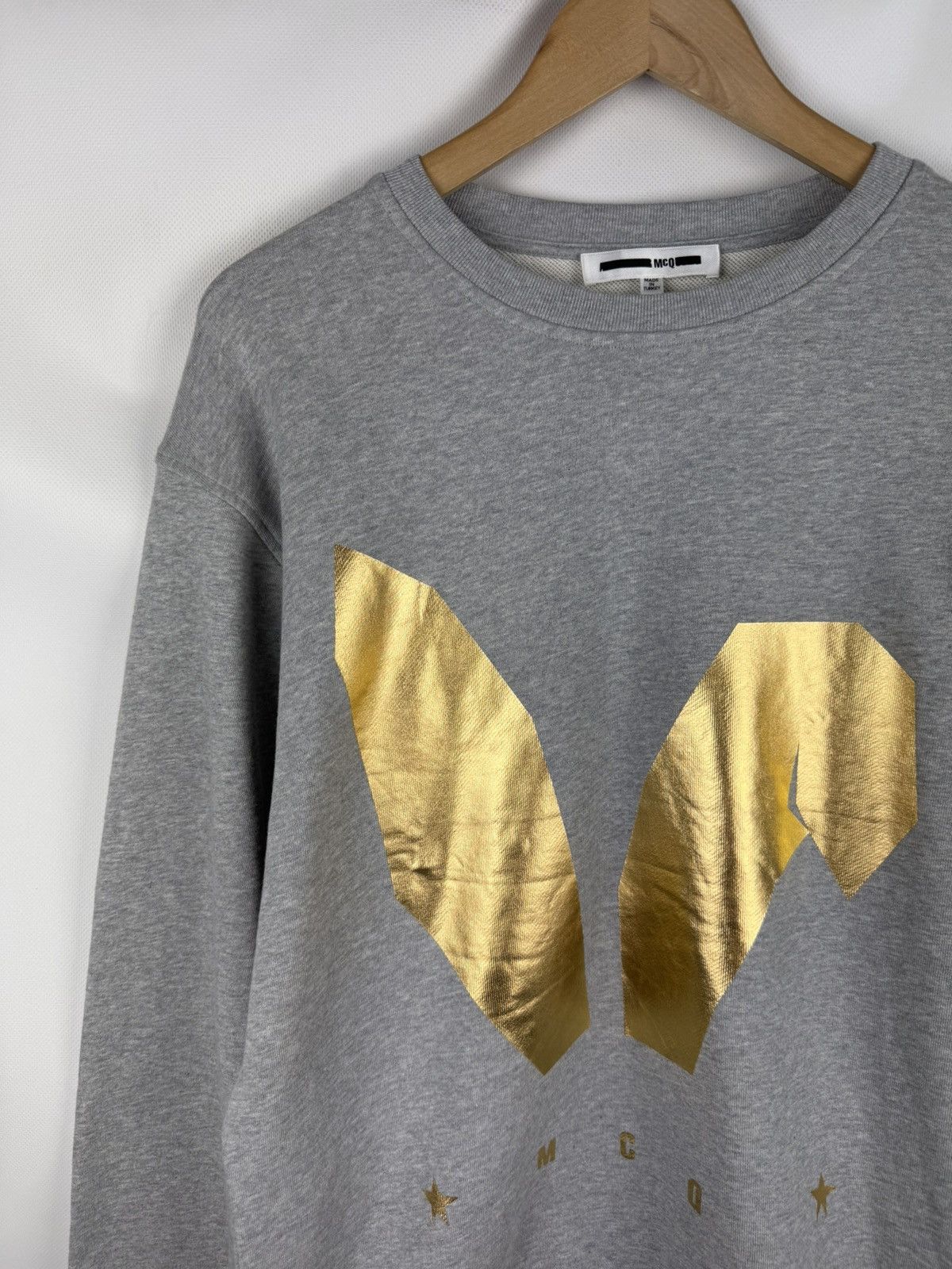 McQ Alexander McQueen Mcq Alexander McQueen Big Logo Crewneck Sweatshirt Pullover Size M / US 6-8 / IT 42-44 - 4 Thumbnail
