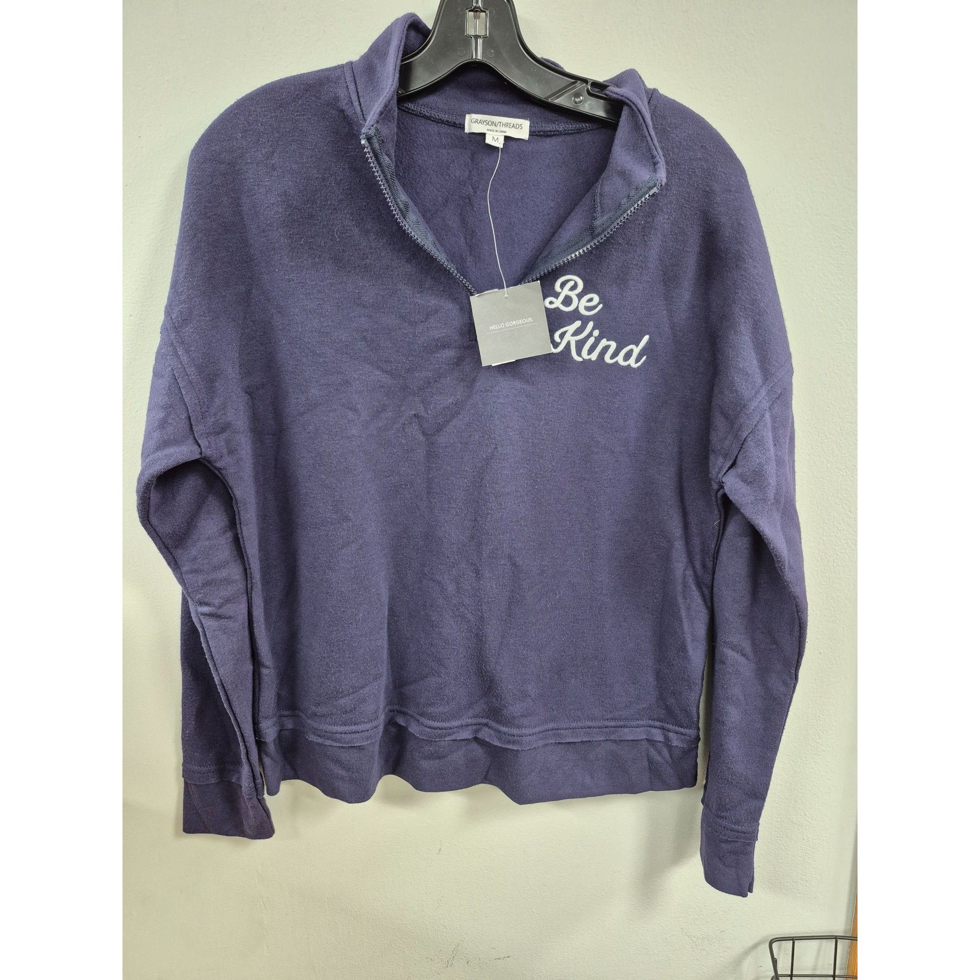 Other Women's Be Kind 1/4 Zip Graphic Sweatshirt - Grayson Threads Size M / US 6-8 / IT 42-44 - 4 Thumbnail