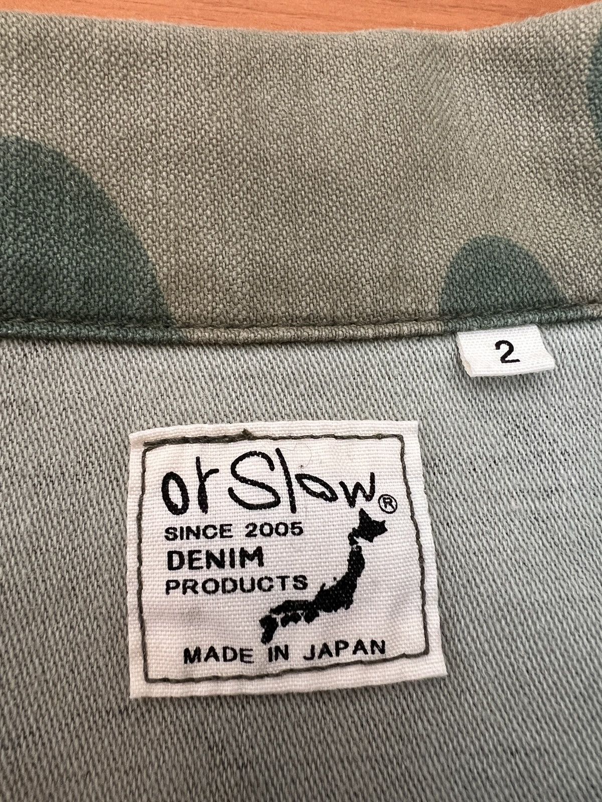 Orslow U.S. Army Fatigue Shirt - Woodland Camo (Size 2/M) Size US M / EU 48-50 / 2 - 2 Thumbnail