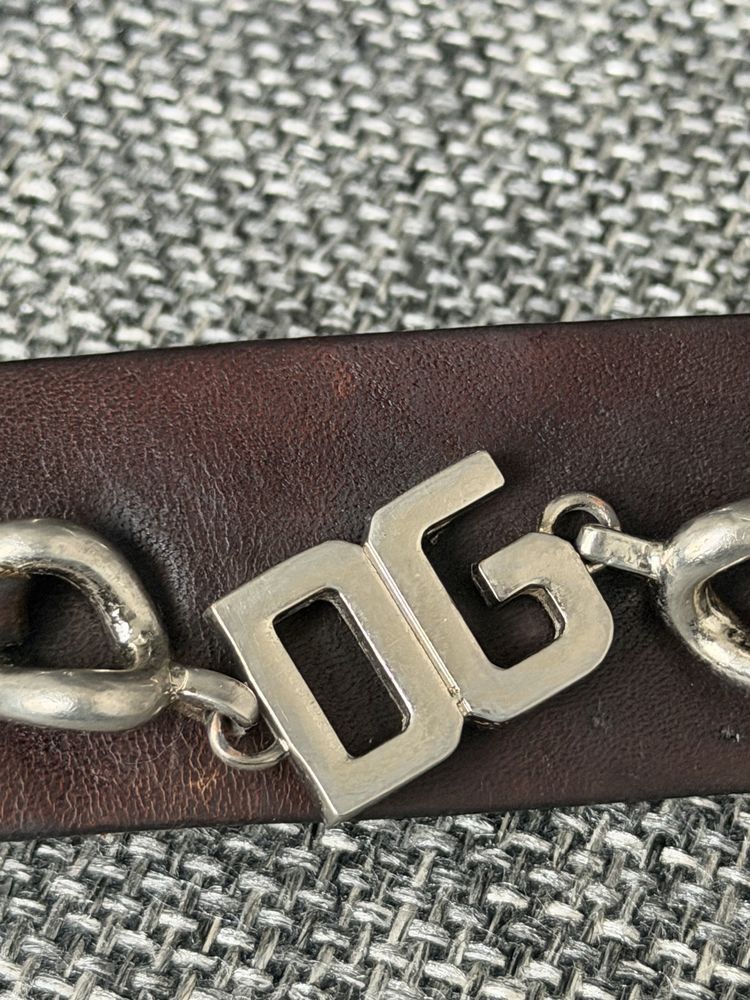 Dolce & Gabbana Vintage Dolce Gabbana Logo DG Leather Bracelet Size ONE SIZE - 2 Thumbnail
