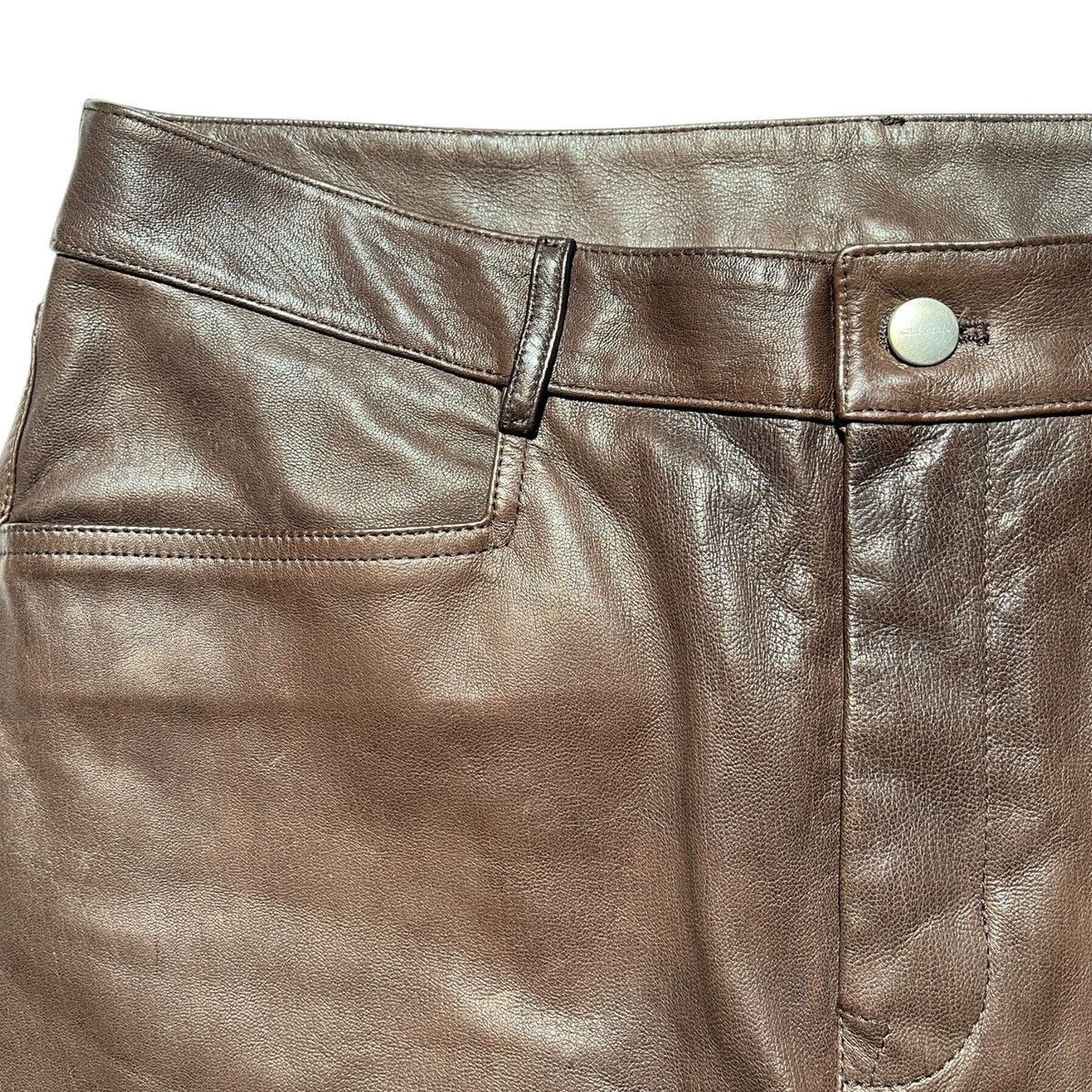Rick Owens $3,000 FW23 Luxor Leather pant Size US 36 / EU 52 - 2 Thumbnail