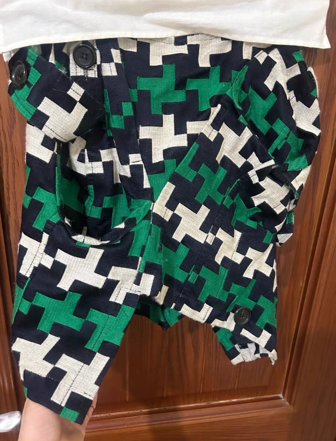 Junya Watanabe Junya Watanabe CDG Patchwork Wool Skirt Size 27" / US 4 / IT 40 - 4 Thumbnail
