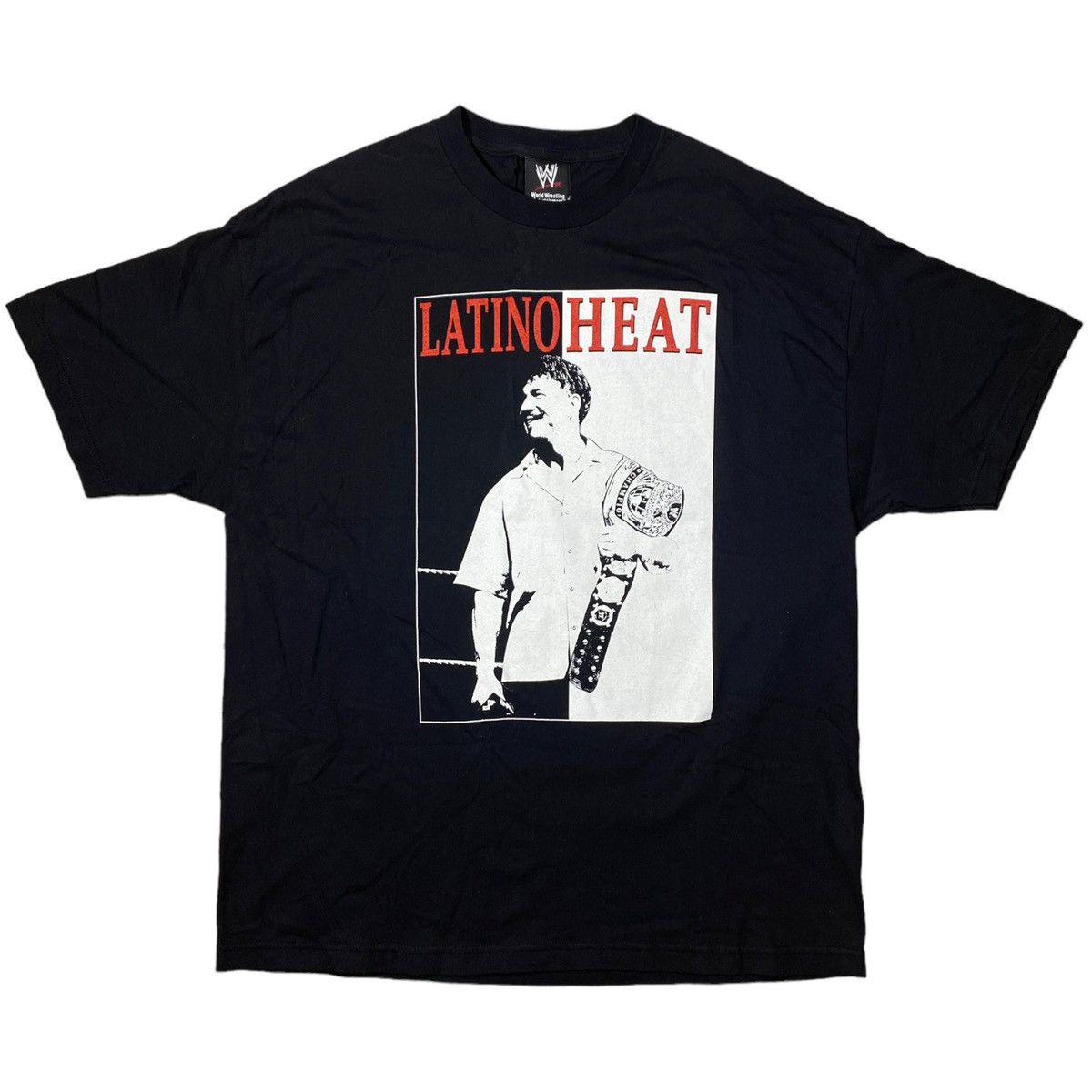 image of Vintage Eddie Guerrero Latino Heat in Black, Men's (Size 2XL)