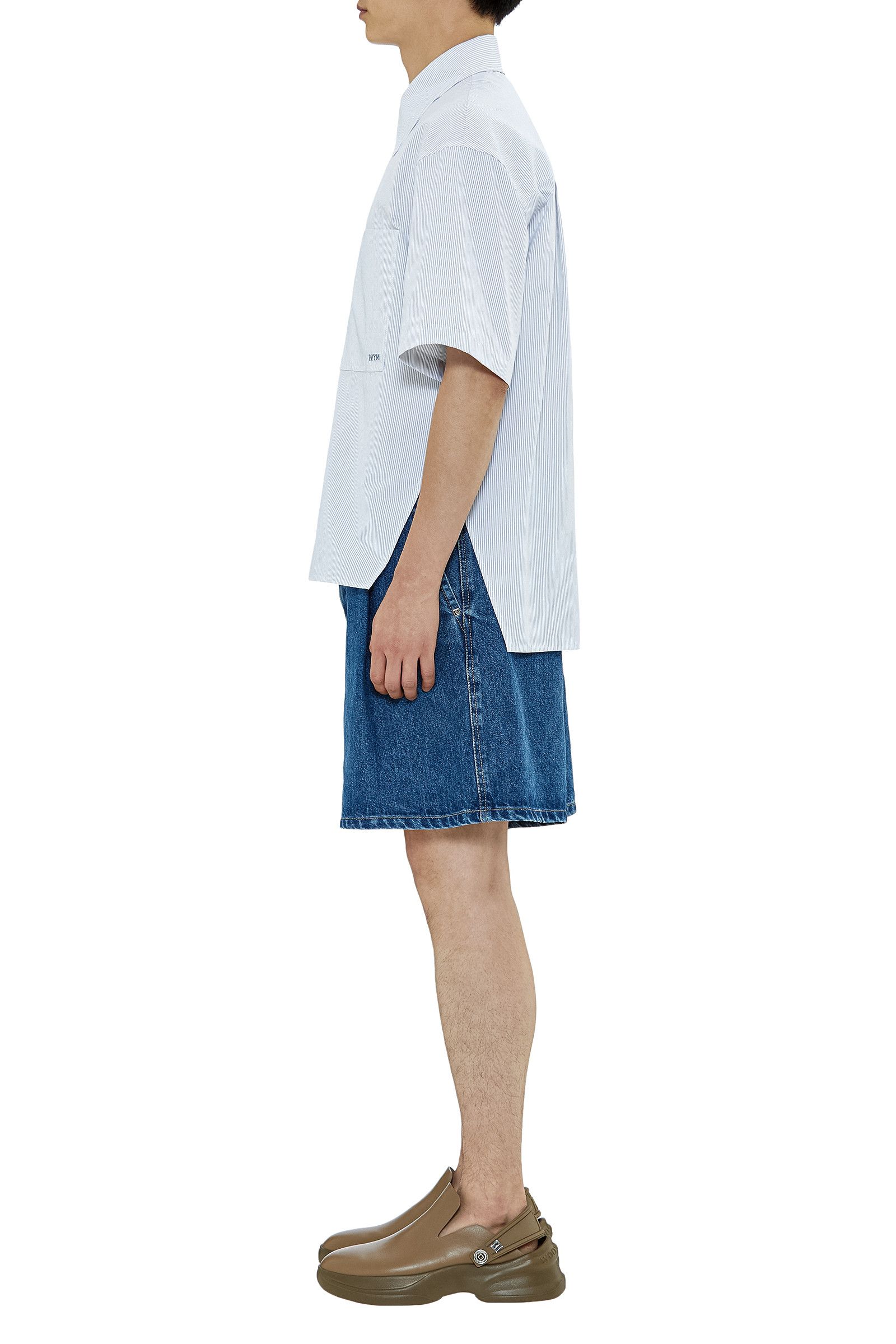 Wooyoungmi BNWT SS23 WOOYOUNGMI SHORT SLEEVES STRIPE SHIRT 46 Size US S / EU 44-46 / 1 - 15 Thumbnail