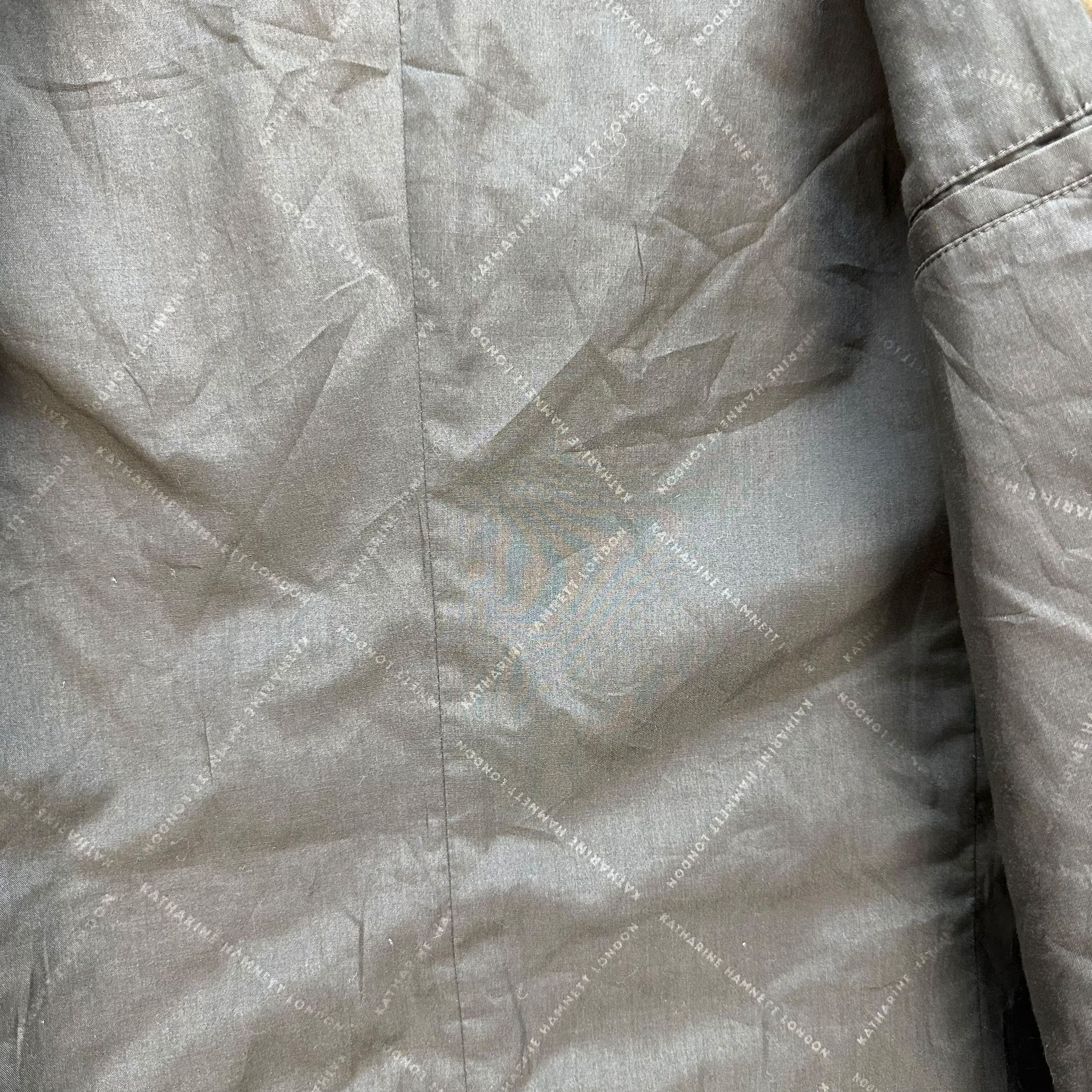 Katharine Hamnett London KATHARINE HAMNETT LONDON Cotton Casual Jacket #95-1457 Size US S / EU 44-46 / 1 - 10 Thumbnail
