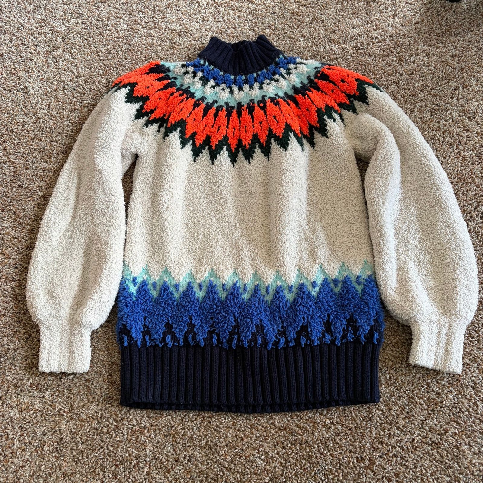 Anthropologie Anthropologie Pilcro Women’s Fair Isle Sweater Nordic XS Size XS / US 0-2 / IT 36-38 - 6 Thumbnail
