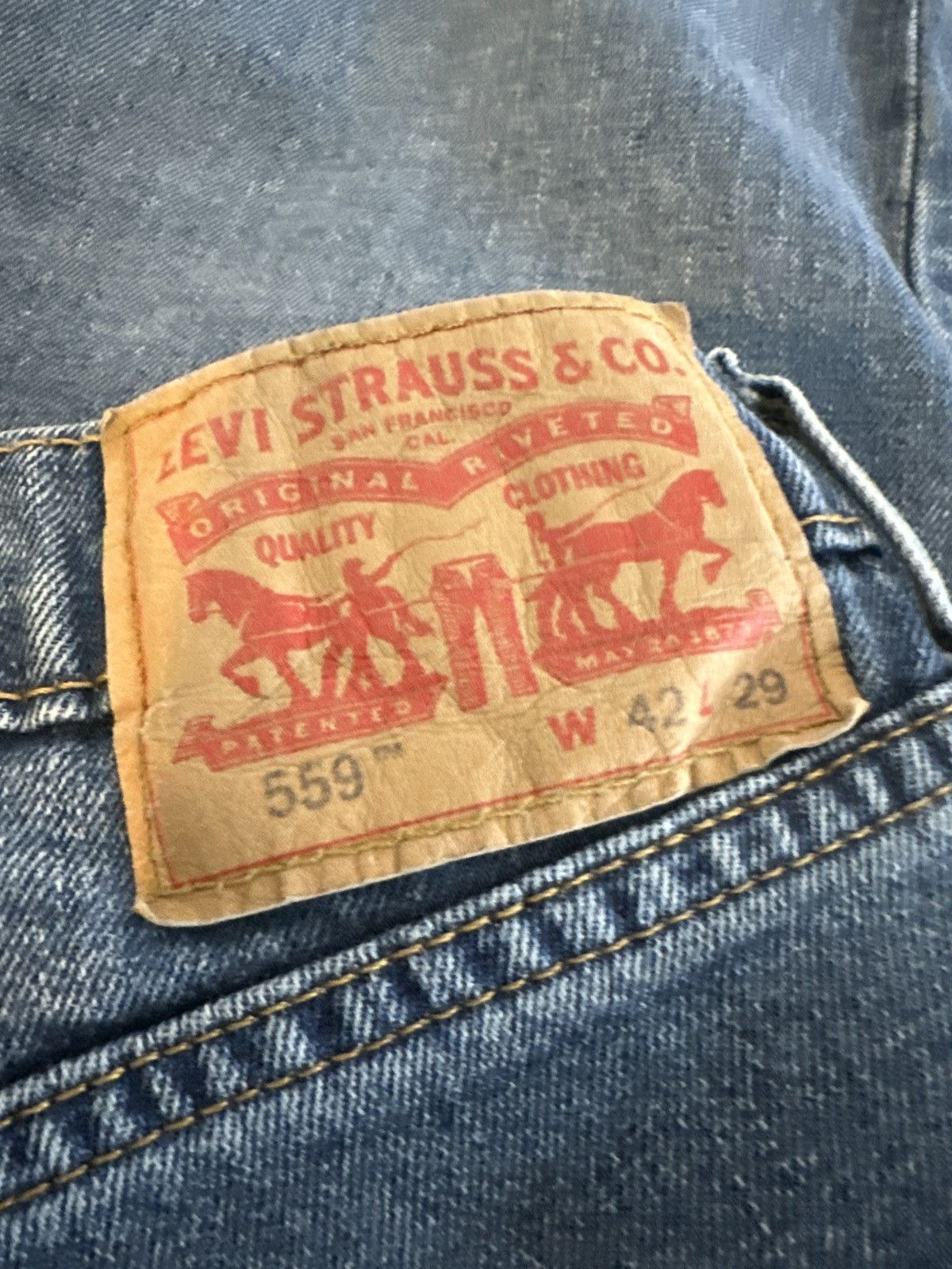 Levi's Levi’s 559™ Relaxed-Fit Straight-Leg Jeans Size US 42 / EU 58 - 8 Thumbnail