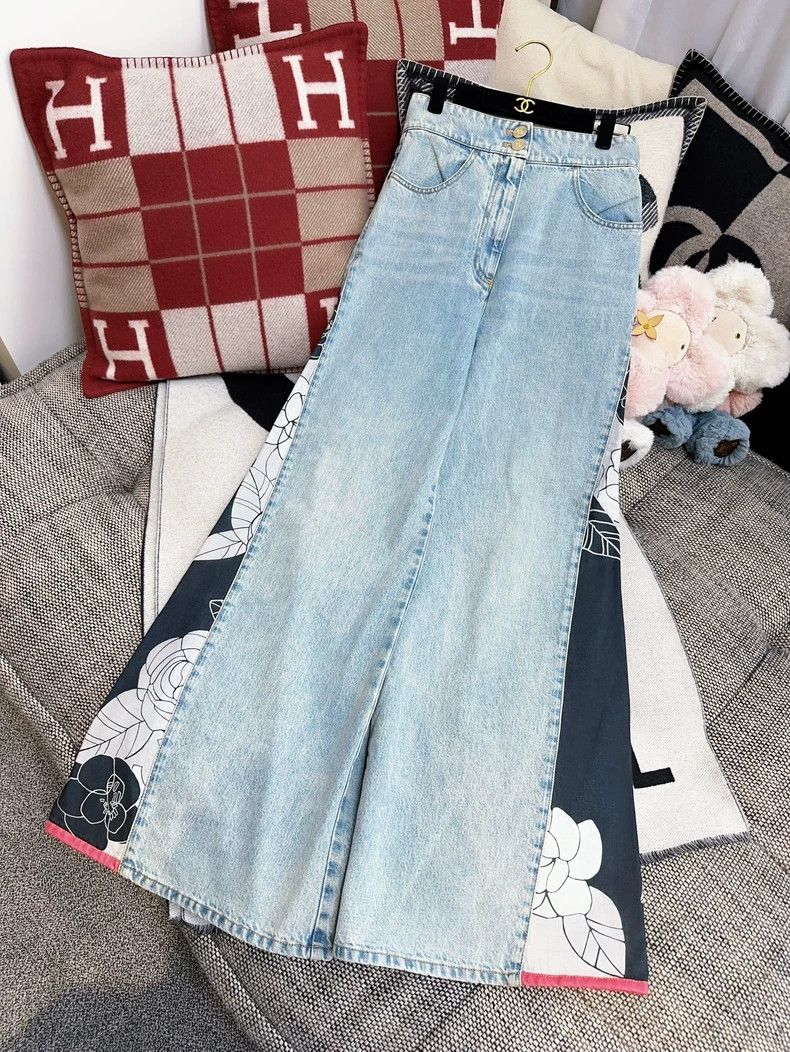 Chanel Chanel 21c Early Spring Vacation Series Mulberry Silk Came Size 25" / US 0 / IT 36 - 3 Thumbnail