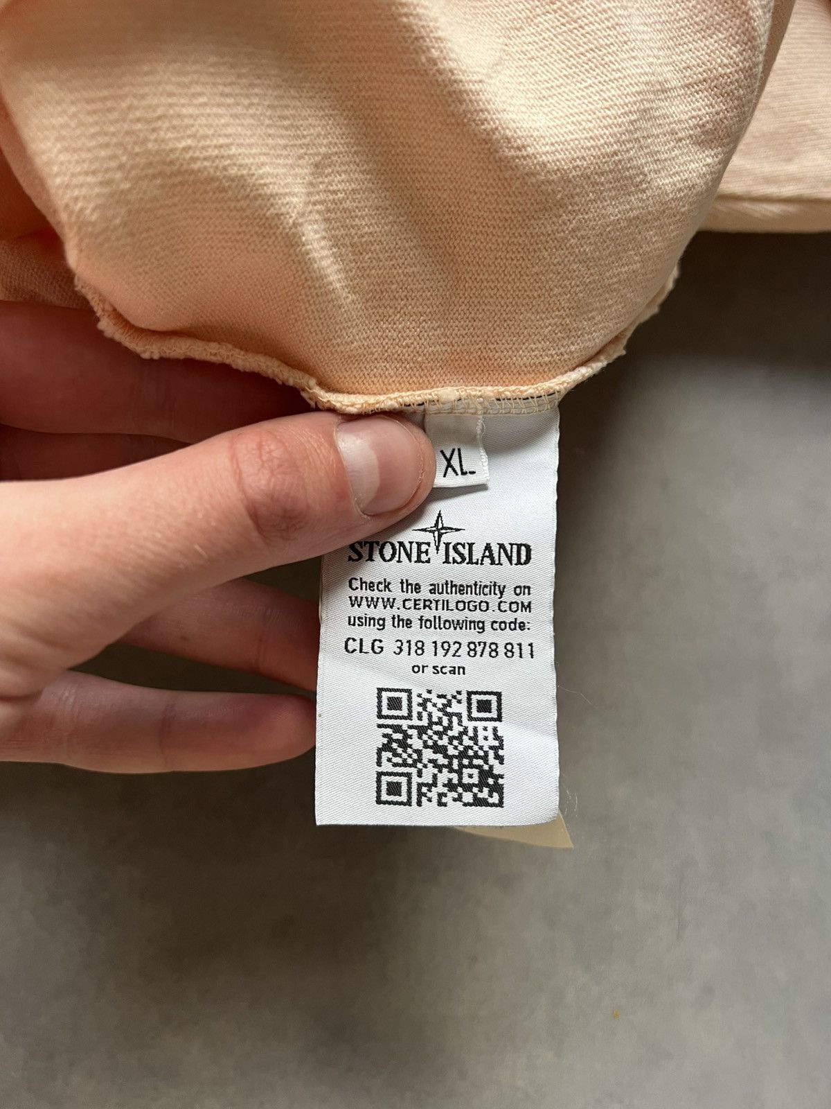 Stone Island Stone Island Apricot Sweatshirt Size US XL / EU 56 / 4 - 6 Thumbnail