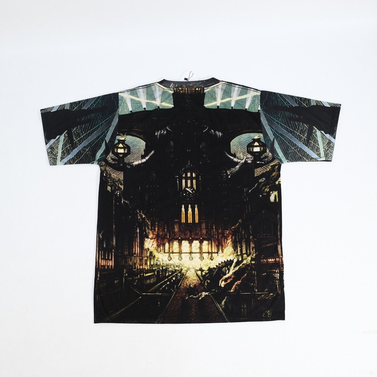 Vintage Ghost Satan Chruch AOP Graphi Modern Bootleg Tee Size US XL / EU 56 / 4 - 2 Thumbnail