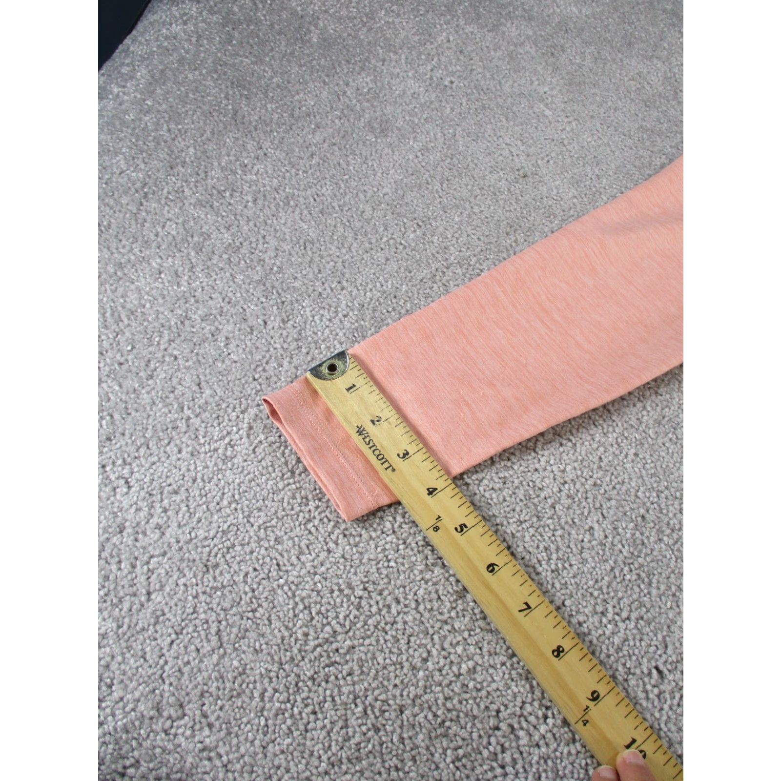 Nike VINTAGE Nike Leggings Womens XS Dri-Fit Pink Orange Compression Gym Athleisure Logo Womens Size 26" / US 2 / IT 38 - 4 Thumbnail