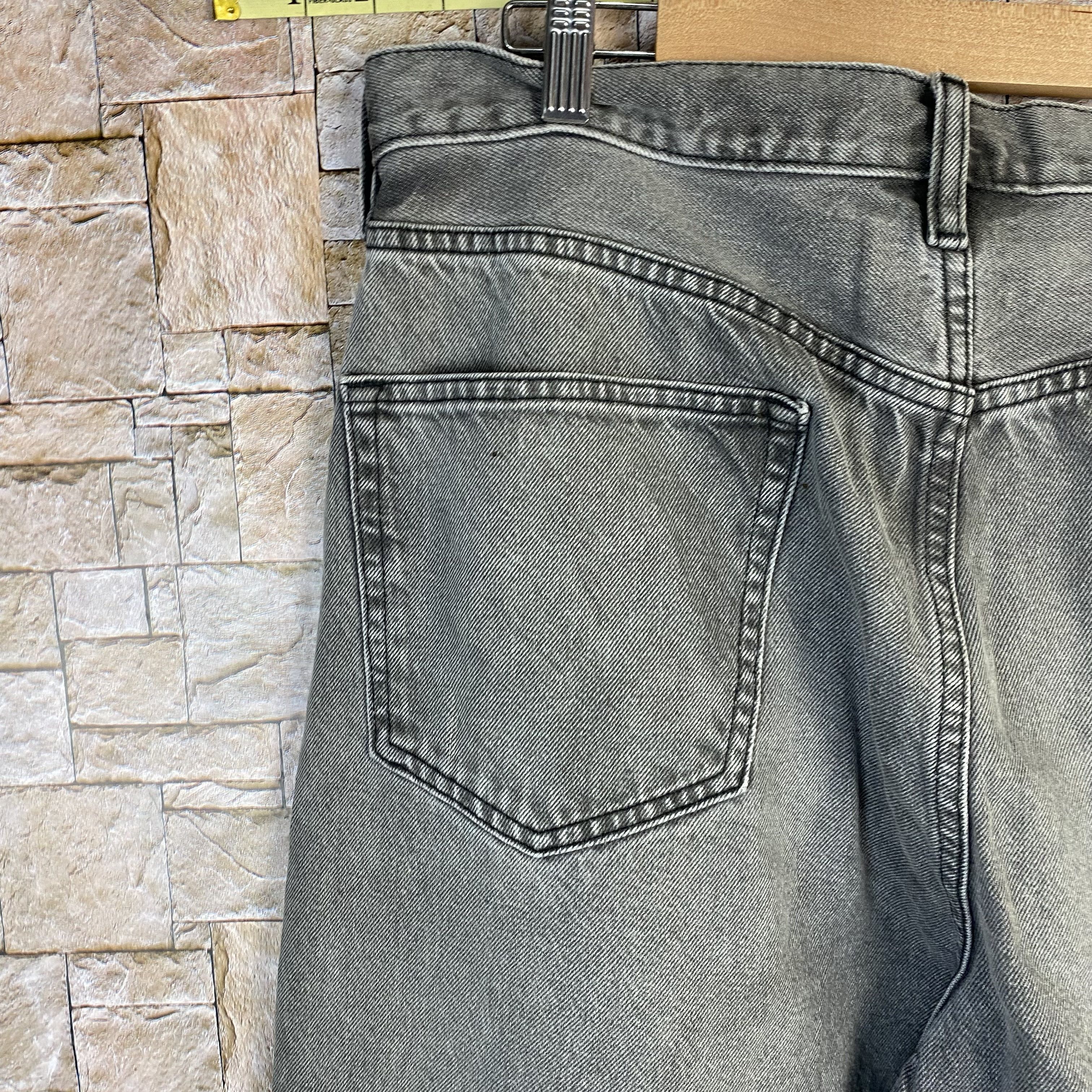 Japanese Brand GU japan grey Denim vintage Pants #7594 Size US 34 / EU 50 - 16 Thumbnail