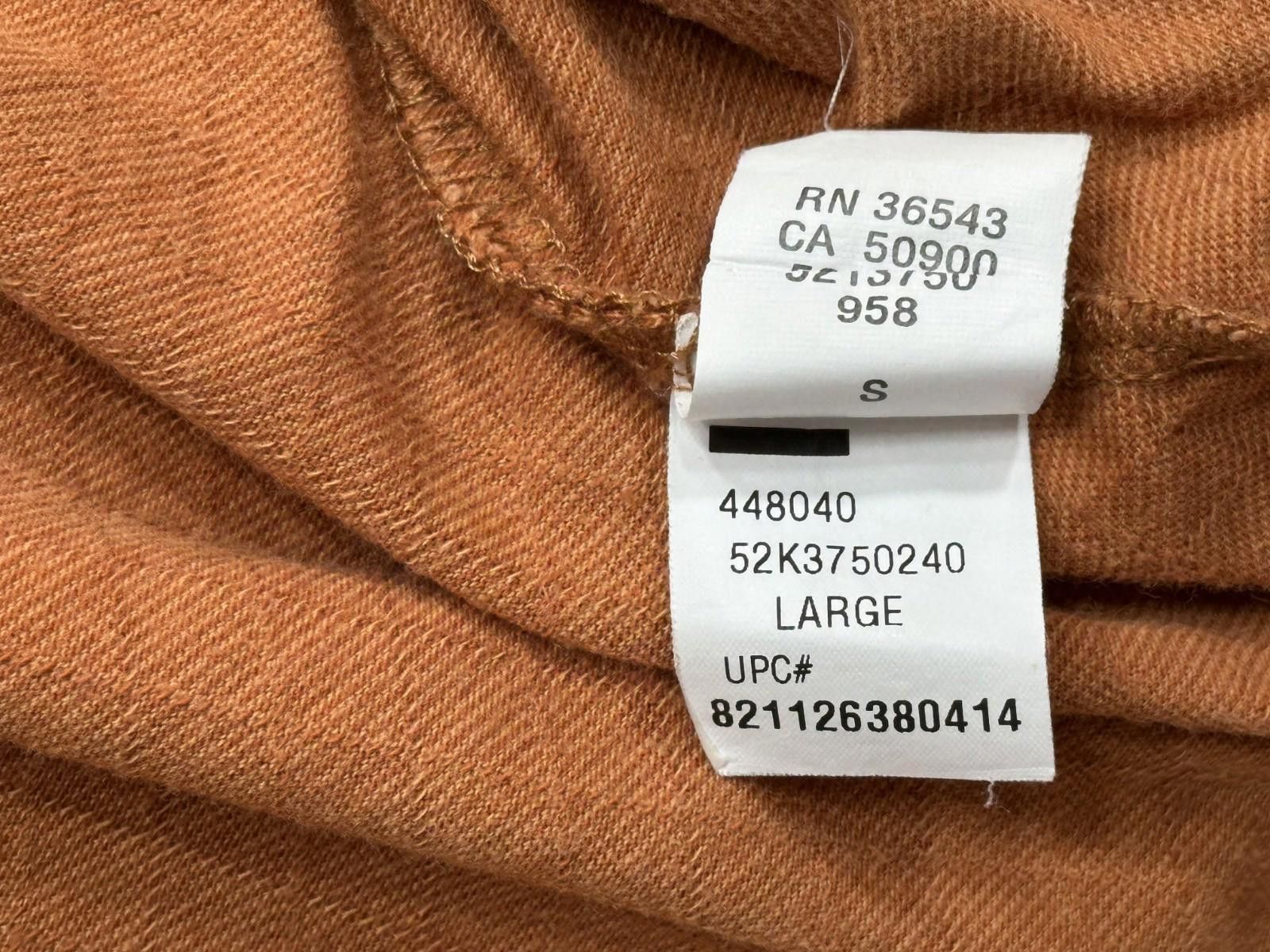 Arrow Arrow 1/4 Button Pocket Short Sleeve Polo Shirt Rust Men's L Size US L / EU 52-54 / 3 - 6 Thumbnail