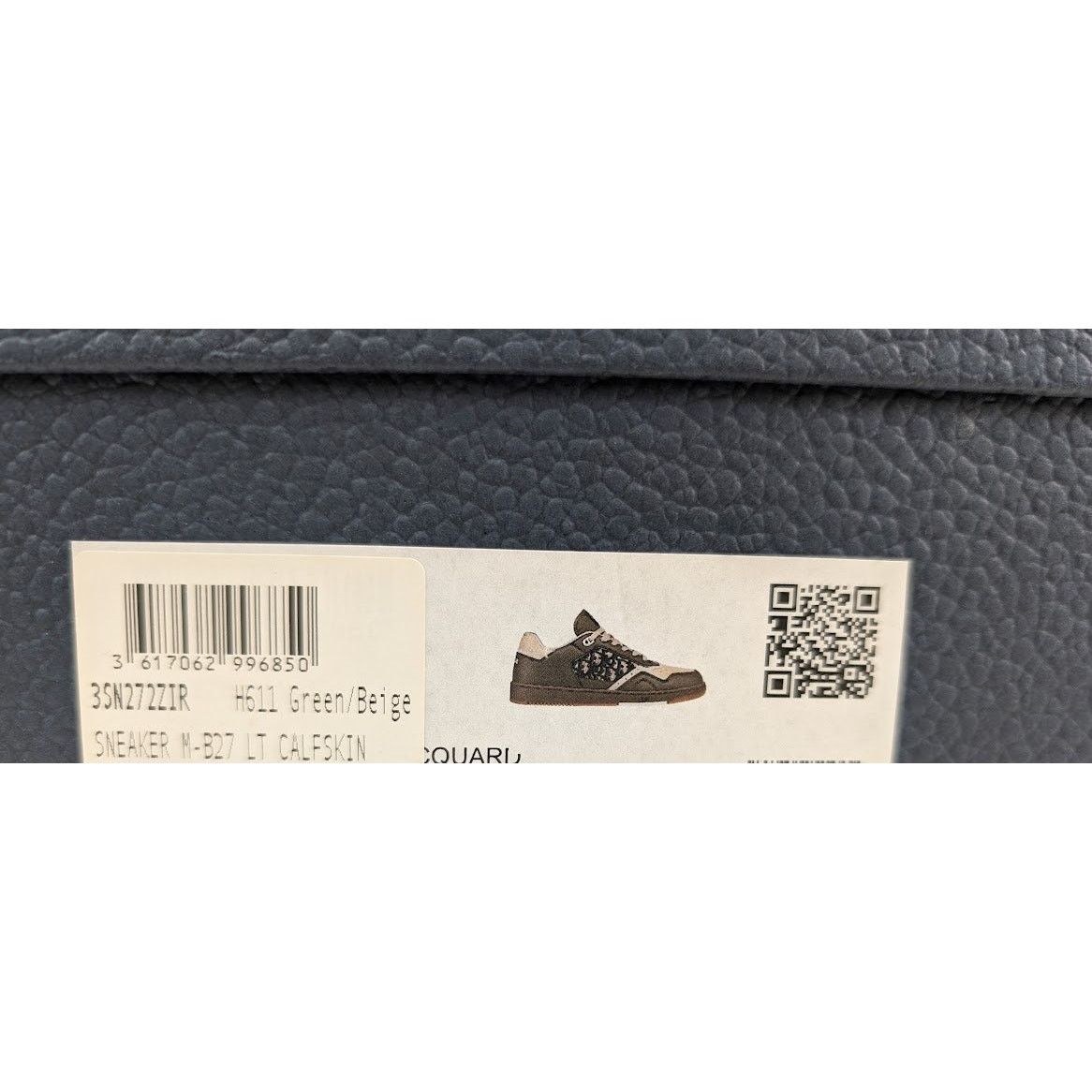 Dior o1rshd1 M-B27 LT Calfskin Sneaker in Green/Beige Size US 9 / EU 42 - 16 Thumbnail