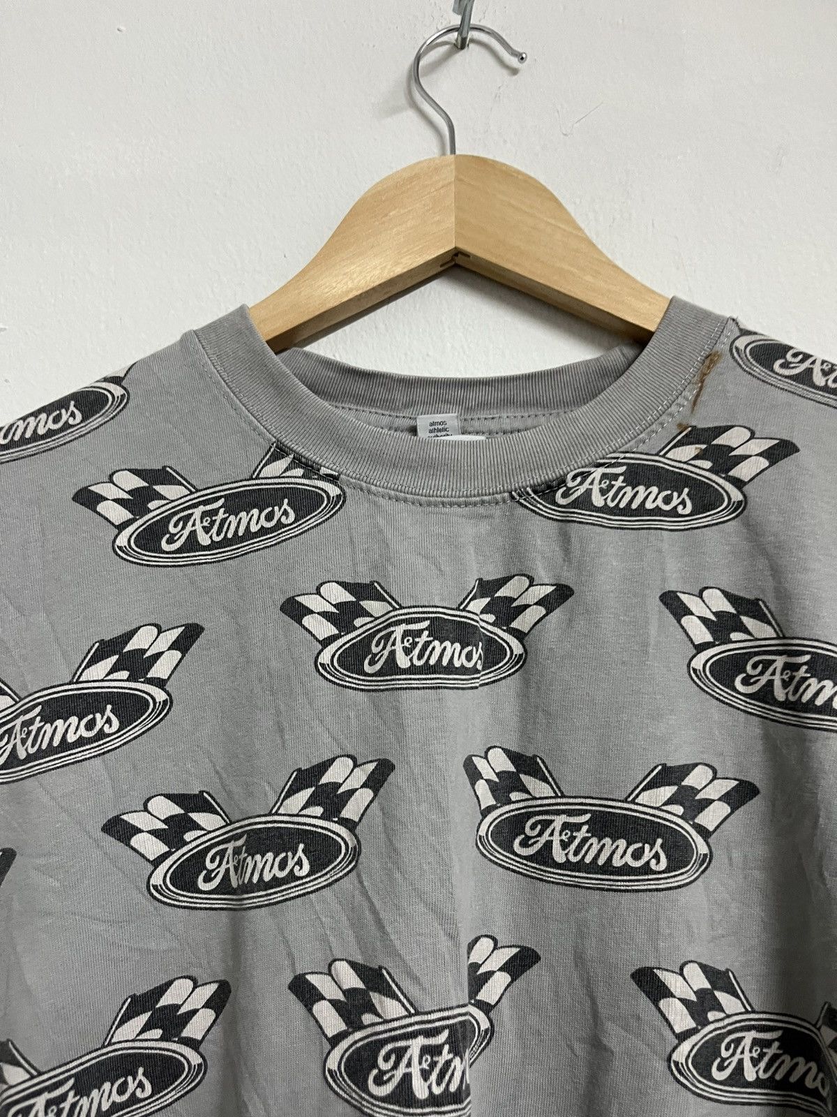 💥Atmos Checkered Flag Fullprinted Tee
