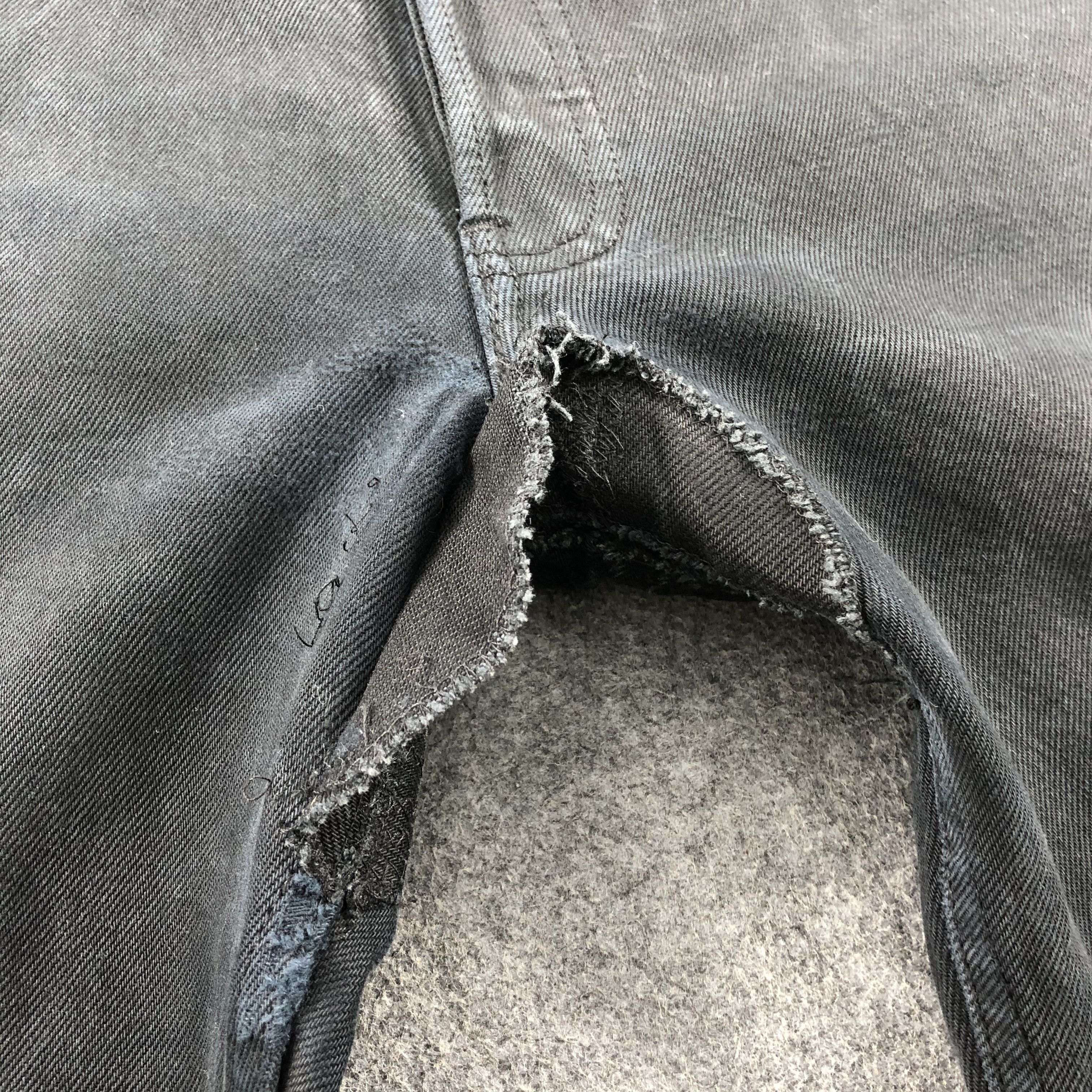 Levi's Vintage 90s Distress Levis 501 Faded Black Jeans-JM1573 Size US 36 / EU 52 - 8 Thumbnail